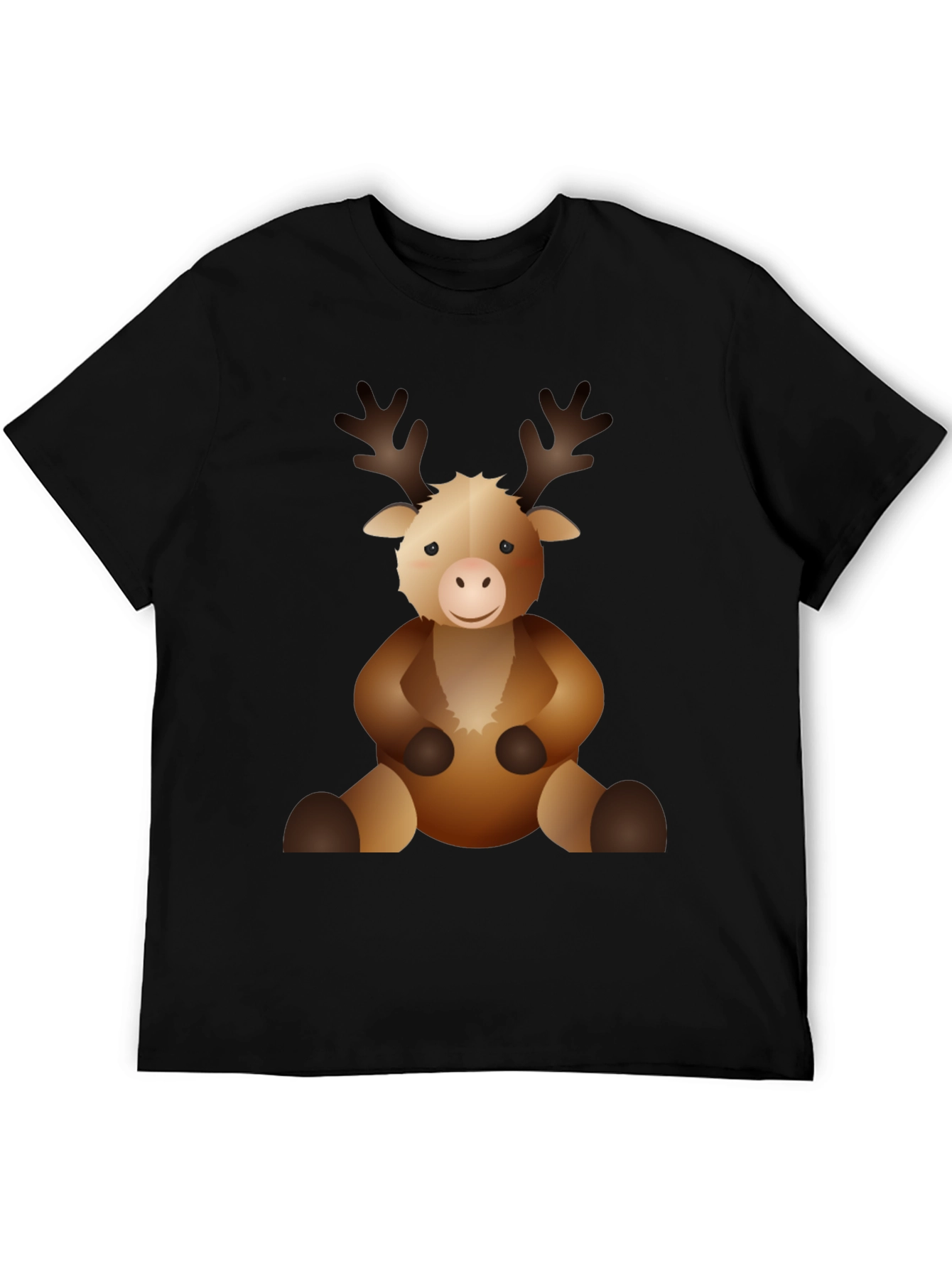 Cute Moose Graphic T-Shirt