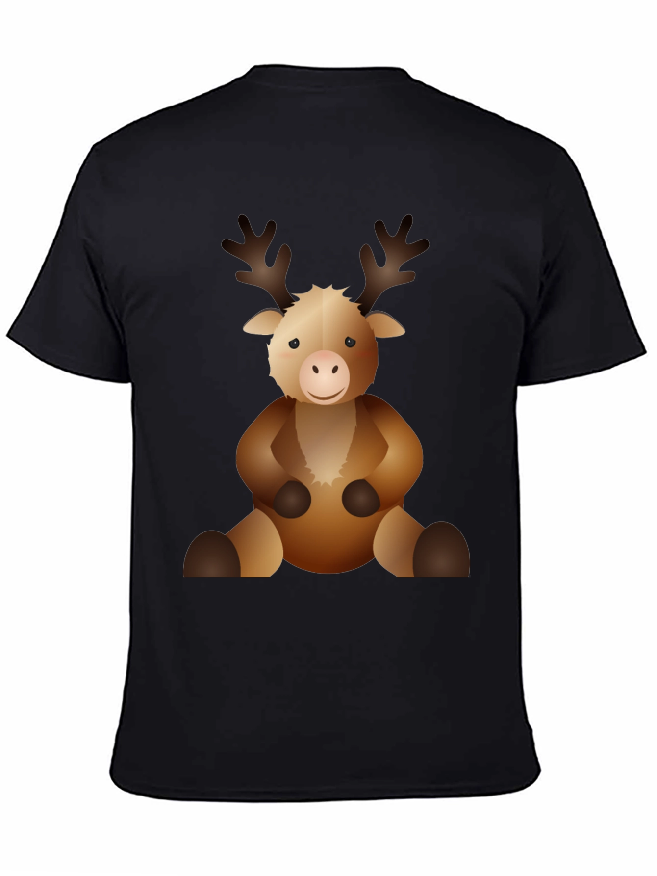 Cute Moose Graphic T-Shirt
