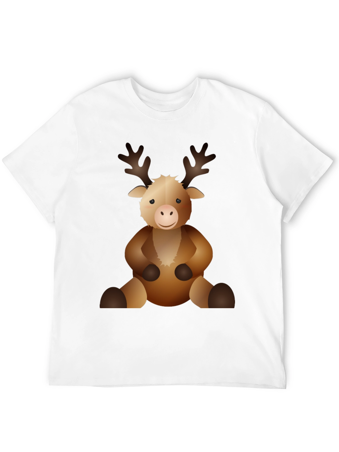 Cute Moose Graphic T-Shirt