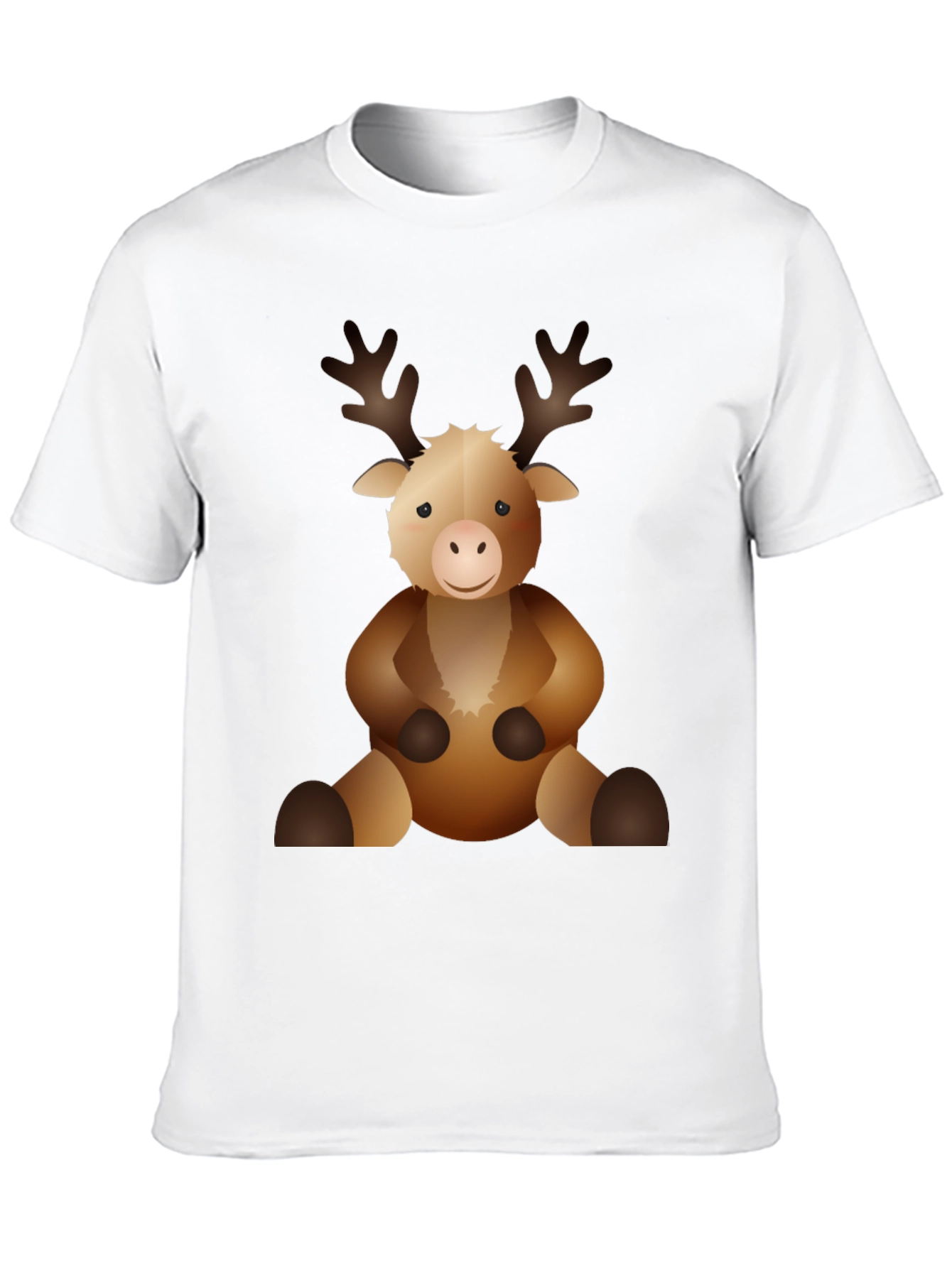 Cute Moose Graphic T-Shirt