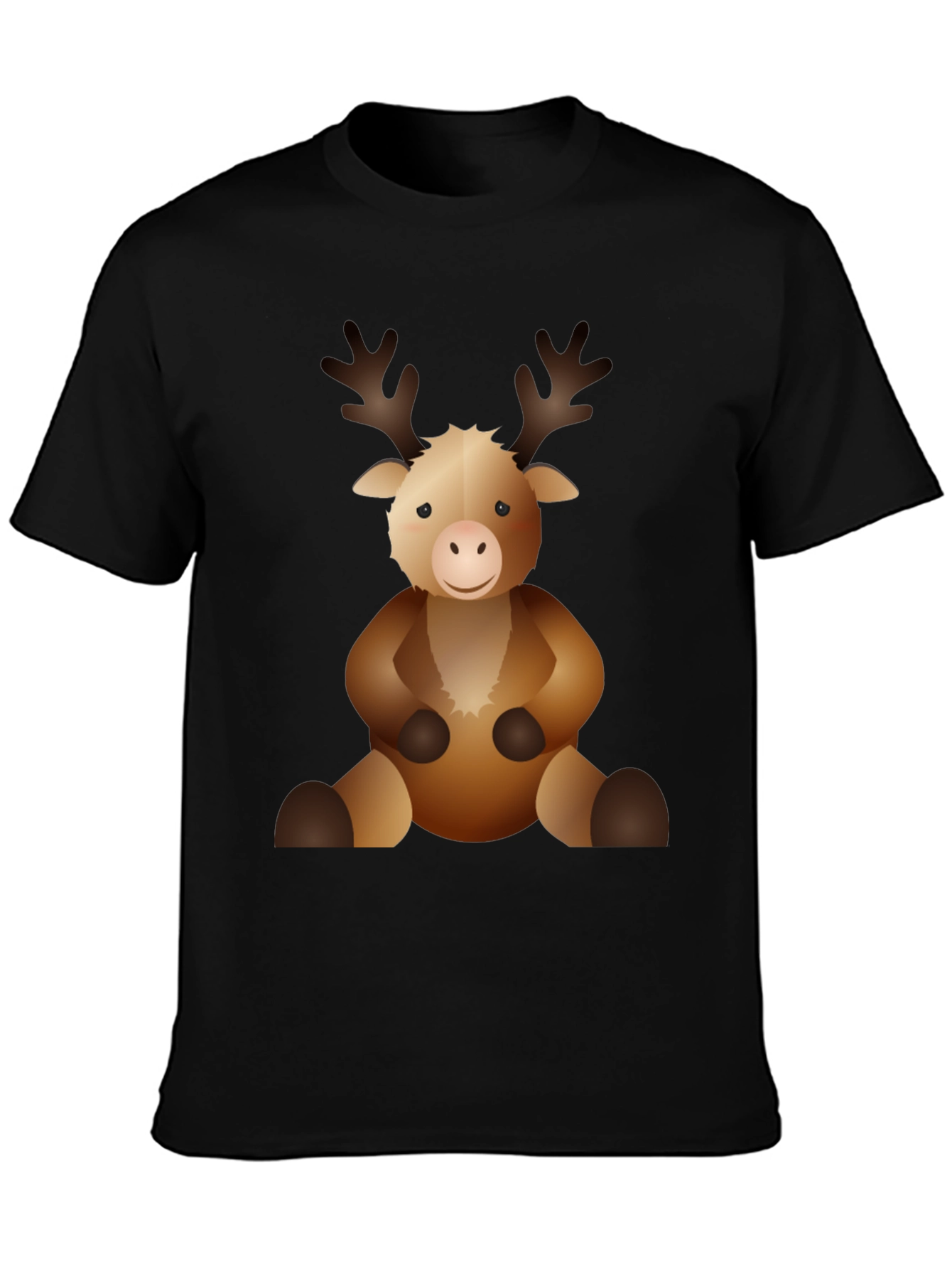 Cute Moose Graphic T-Shirt
