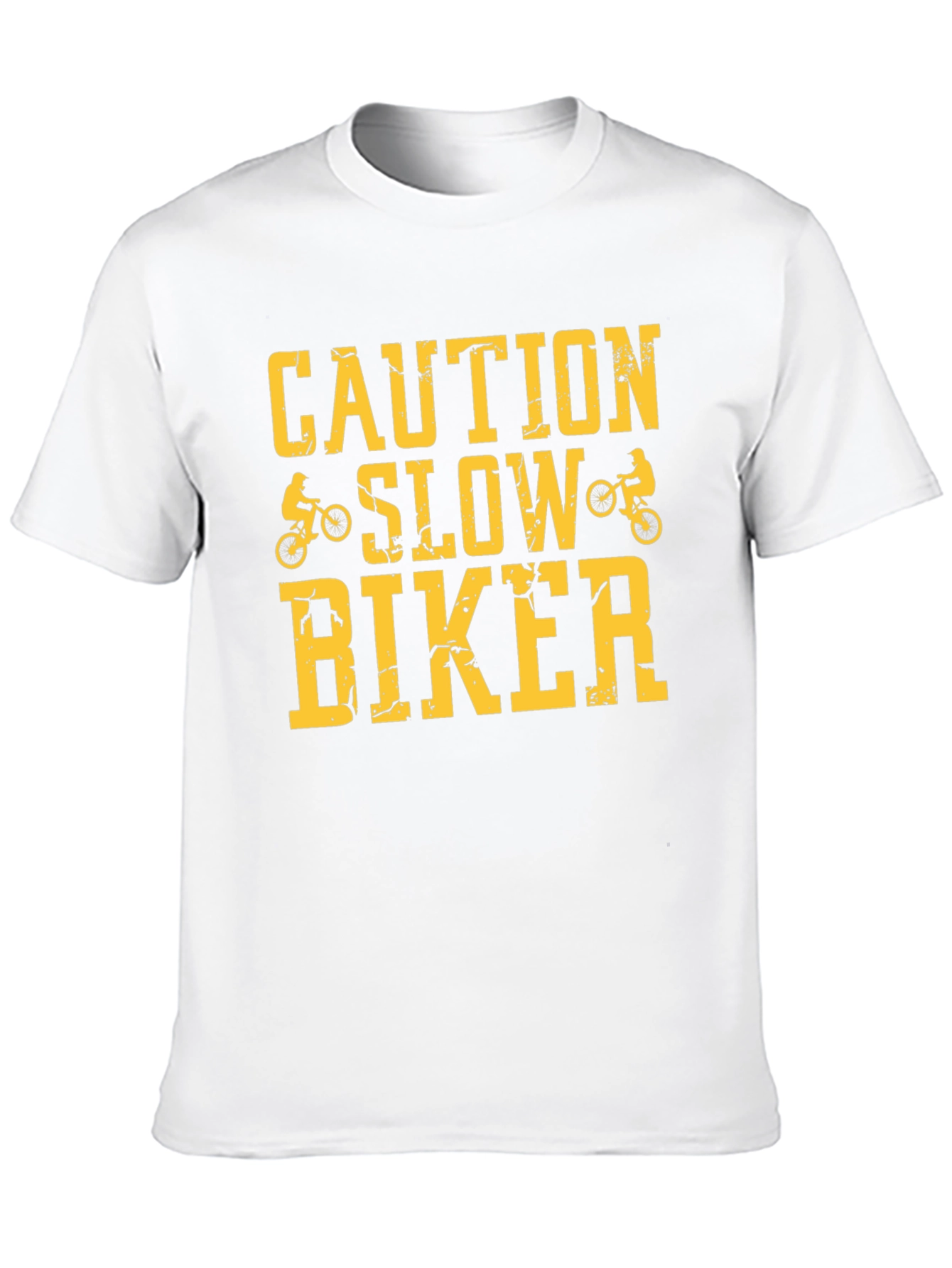 Caution Slow Biker T-Shirt