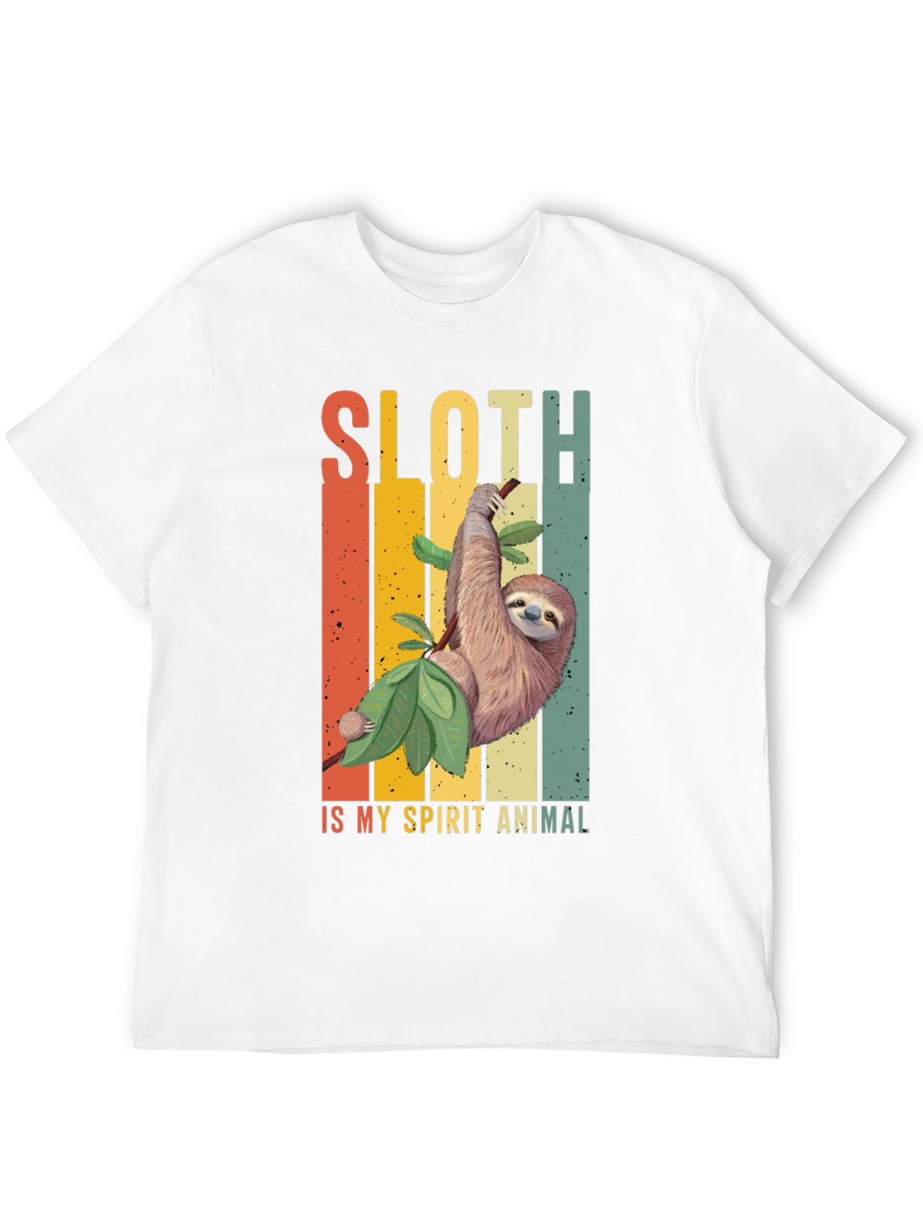 Sloth Spirit Animal Graphic T-Shirt