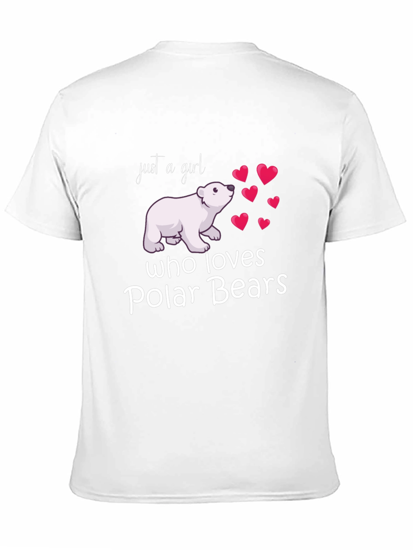 Just a Girl Who Loves Polar Bears T-Shirt