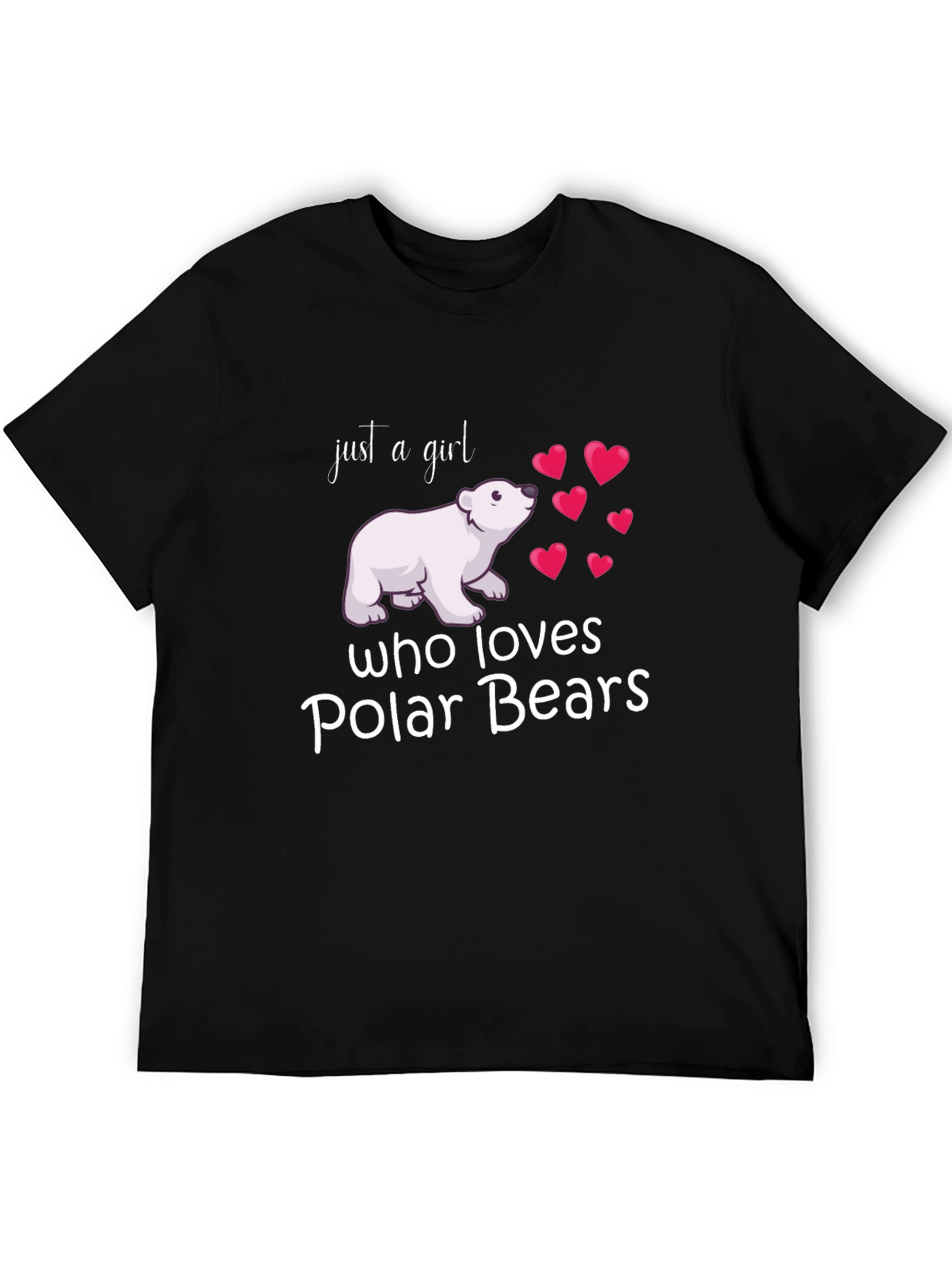Just a Girl Who Loves Polar Bears T-Shirt