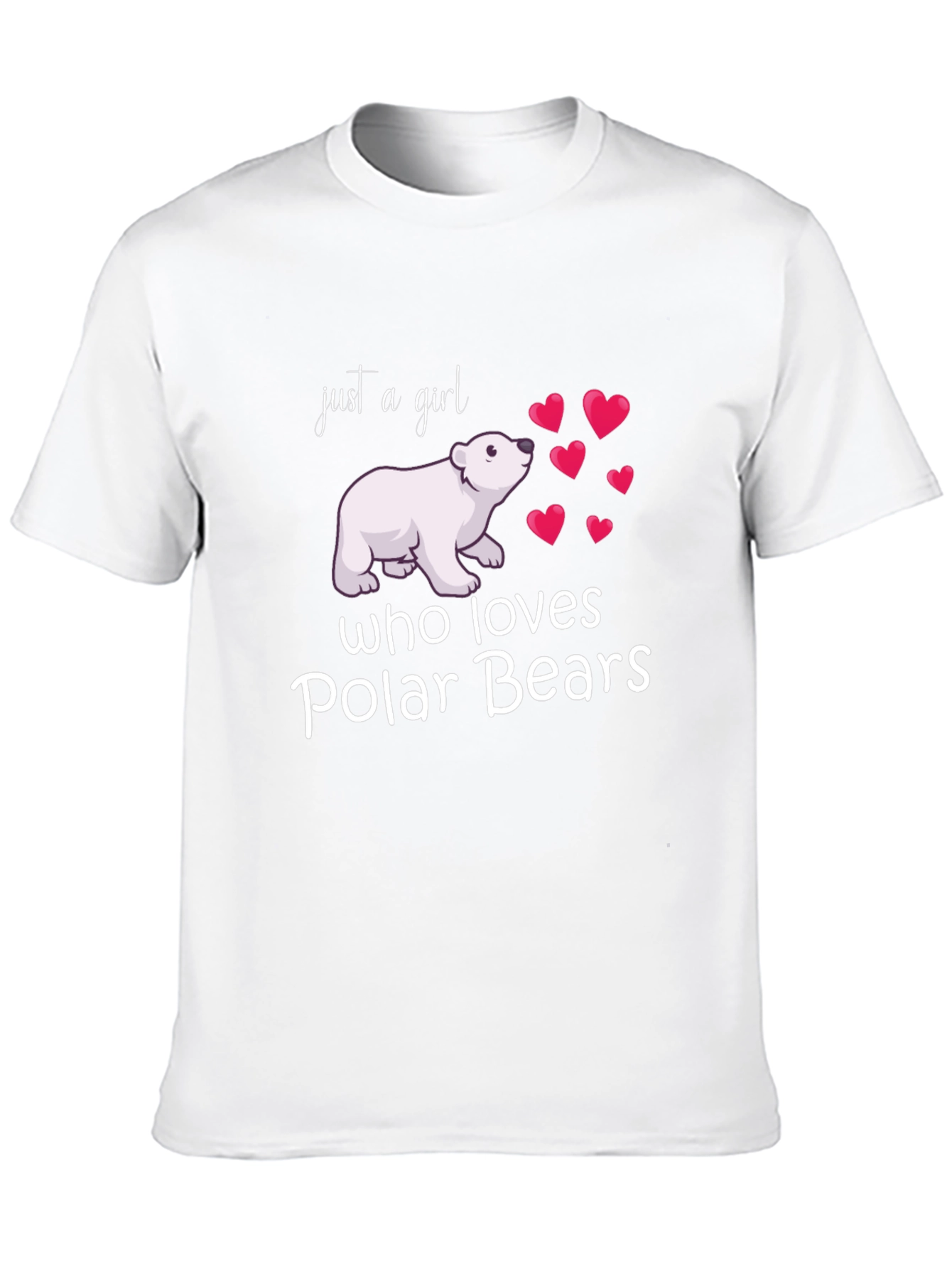 Just a Girl Who Loves Polar Bears T-Shirt