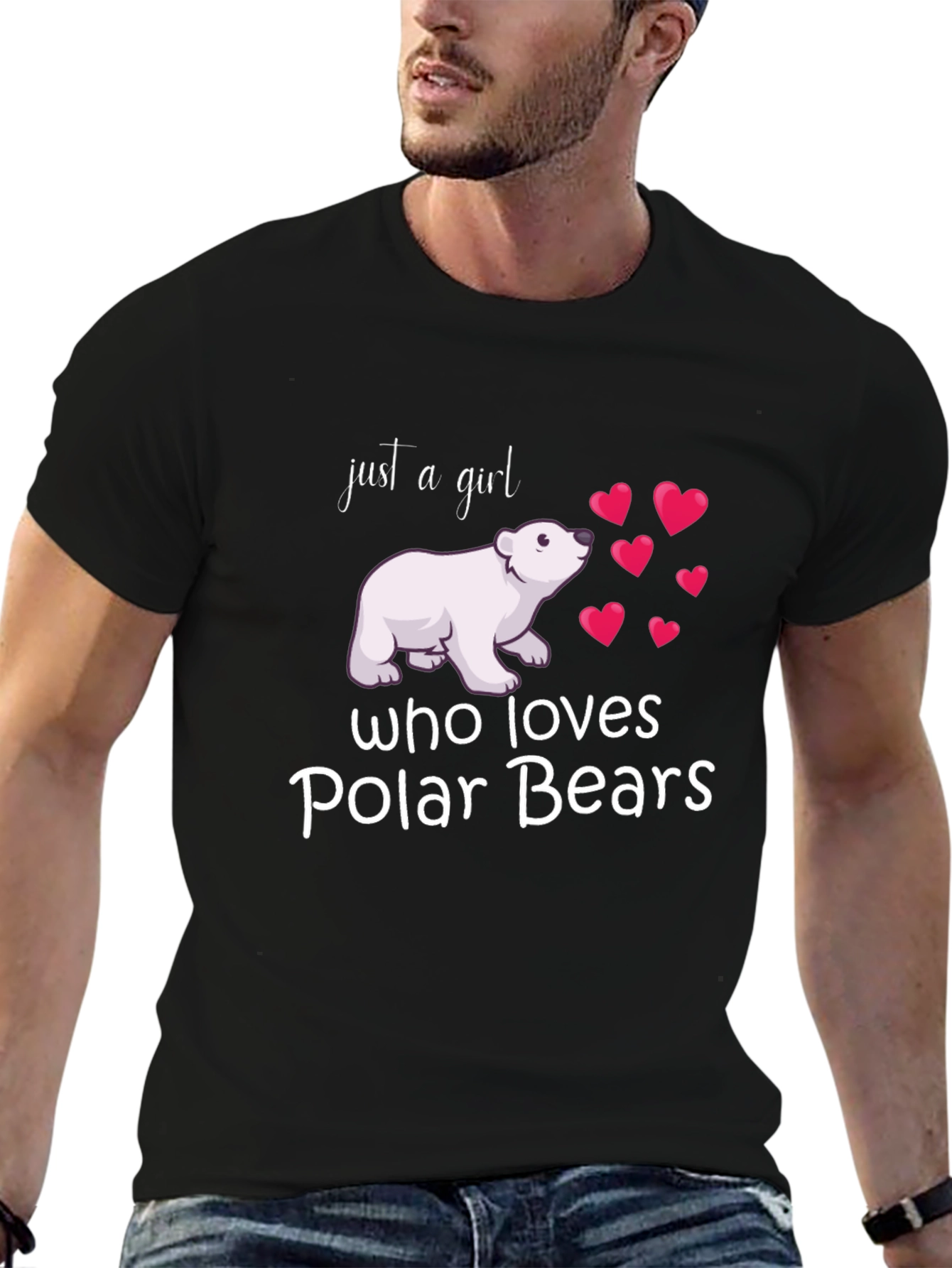 Just a Girl Who Loves Polar Bears T-Shirt