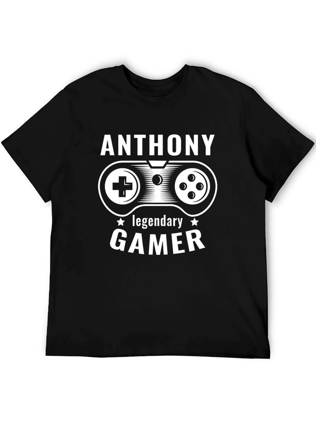Anthony Legendary Gamer Black T-Shirt