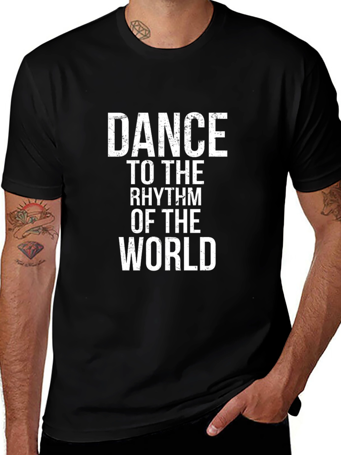 Dance to the Rhythm T-Shirt - Stylish Graphic Tee