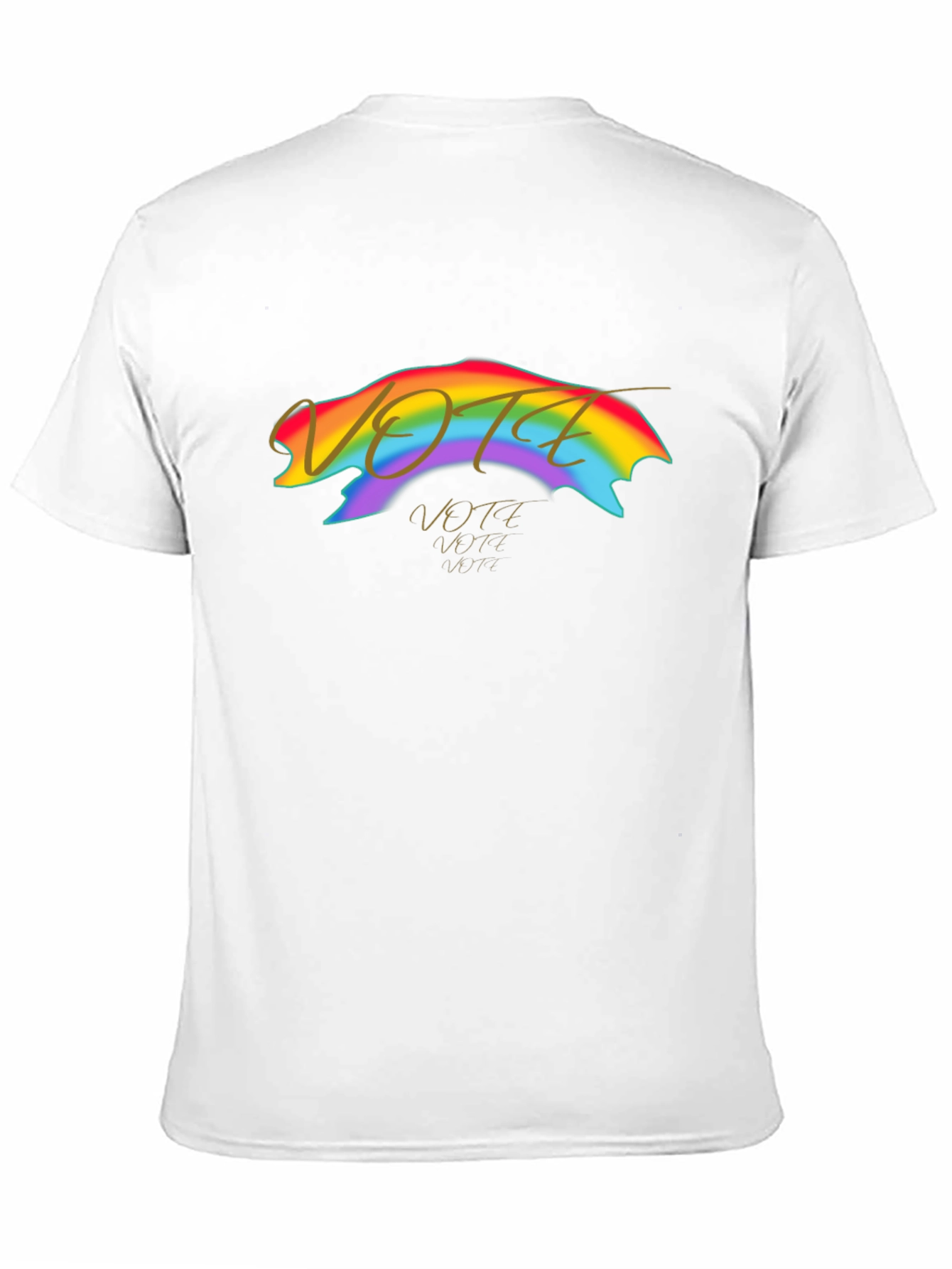 Vote Rainbow Graphic Tee