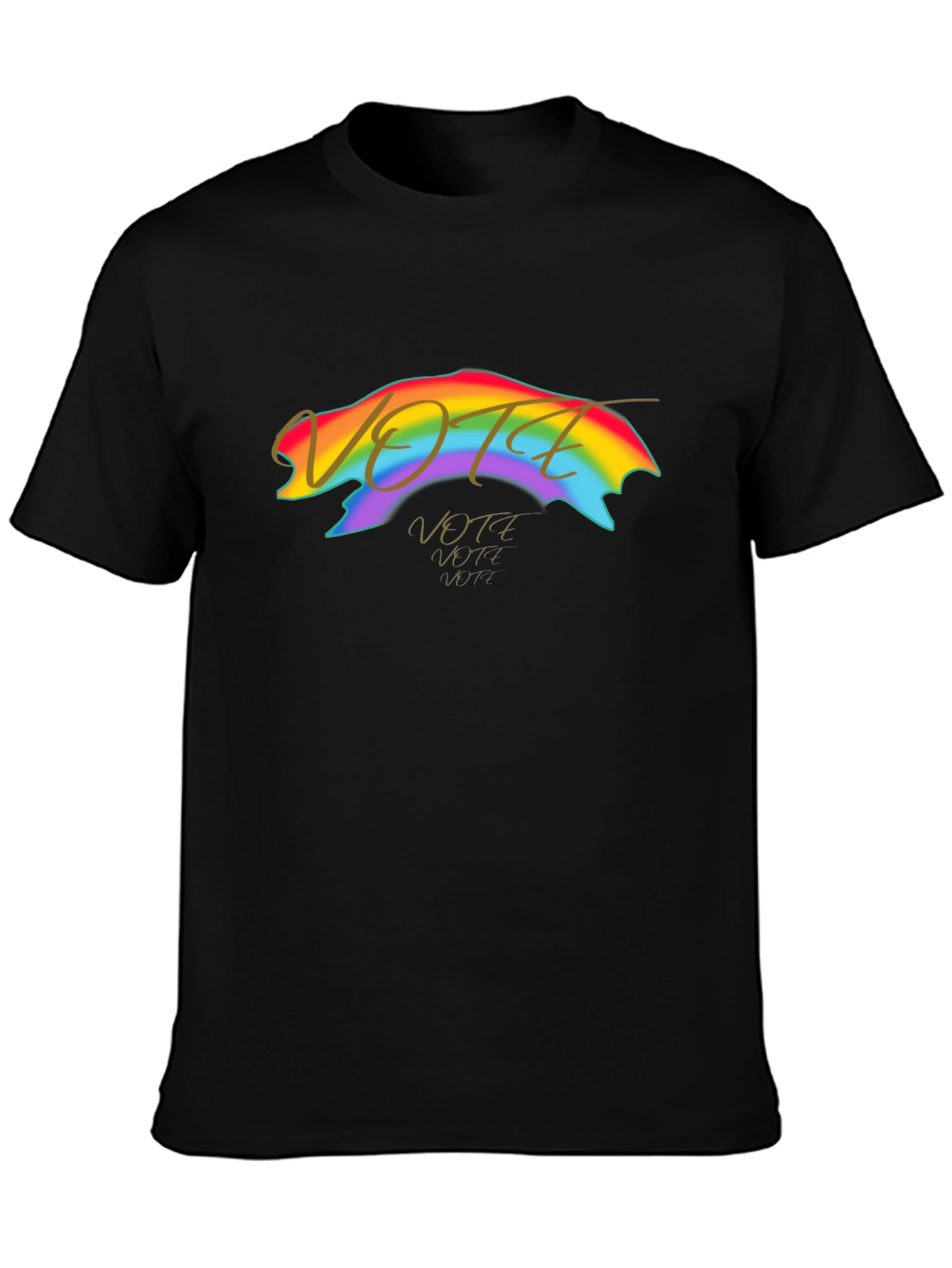 Vote Rainbow Graphic Tee