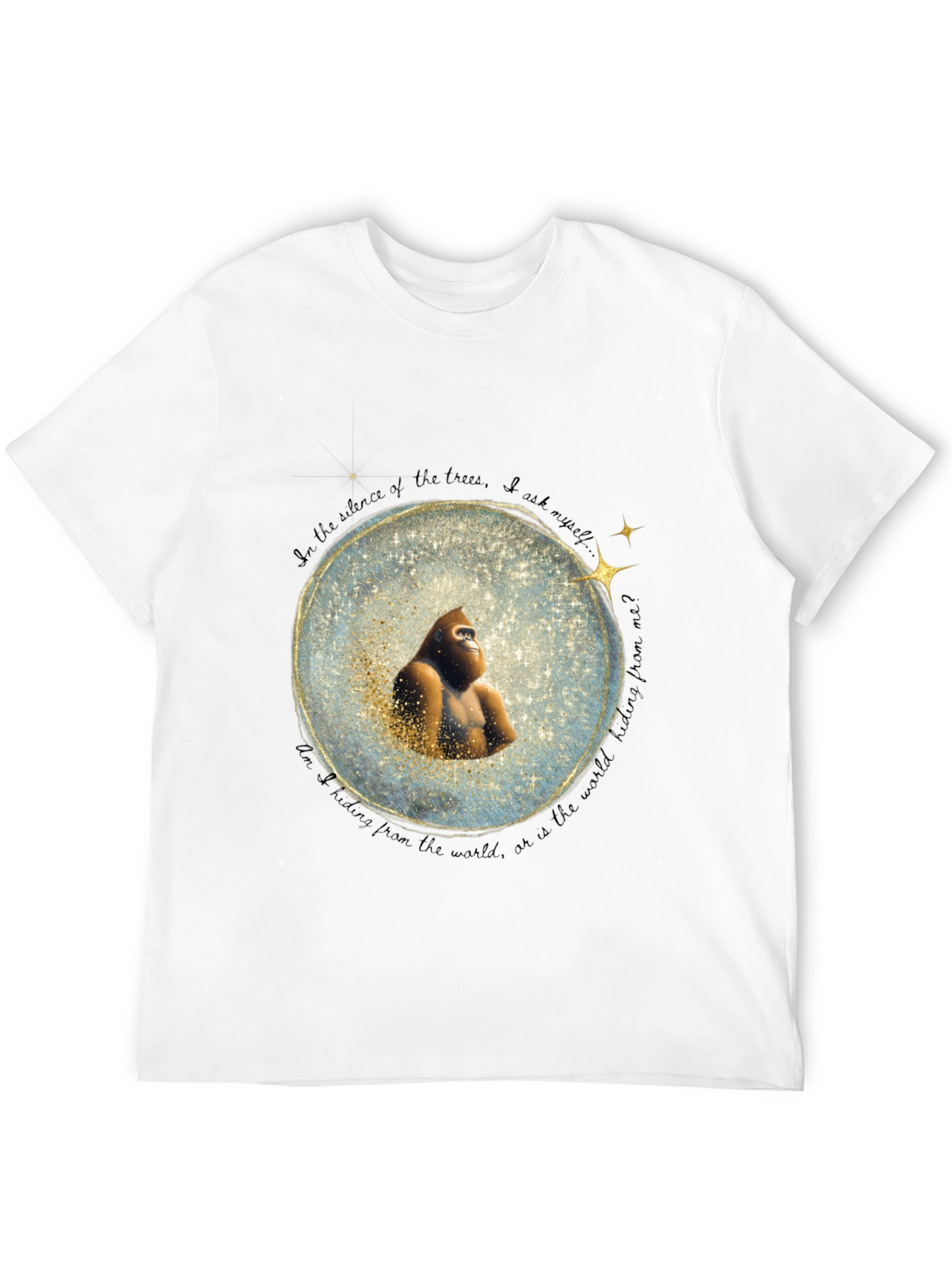 Gorilla in Snow Globe T-Shirt