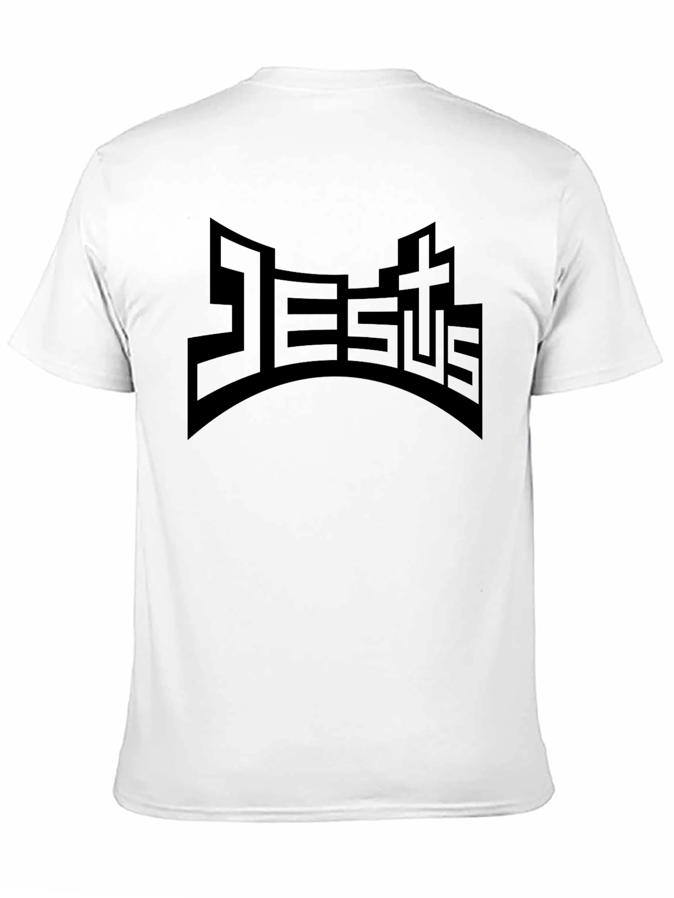 Jesus Heavy Metal Style Black T-Shirt