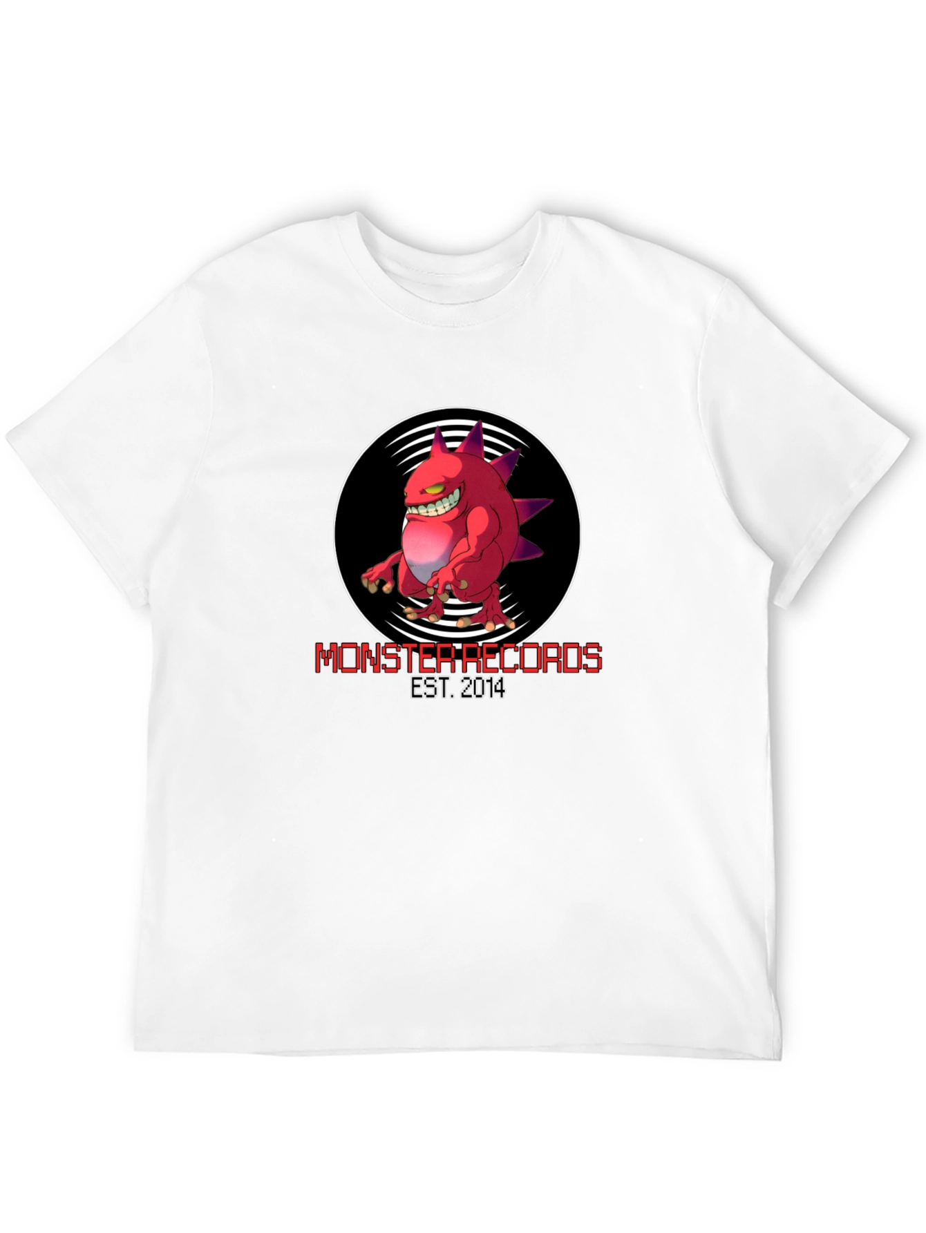 Monster Records Graphic Black T-Shirt
