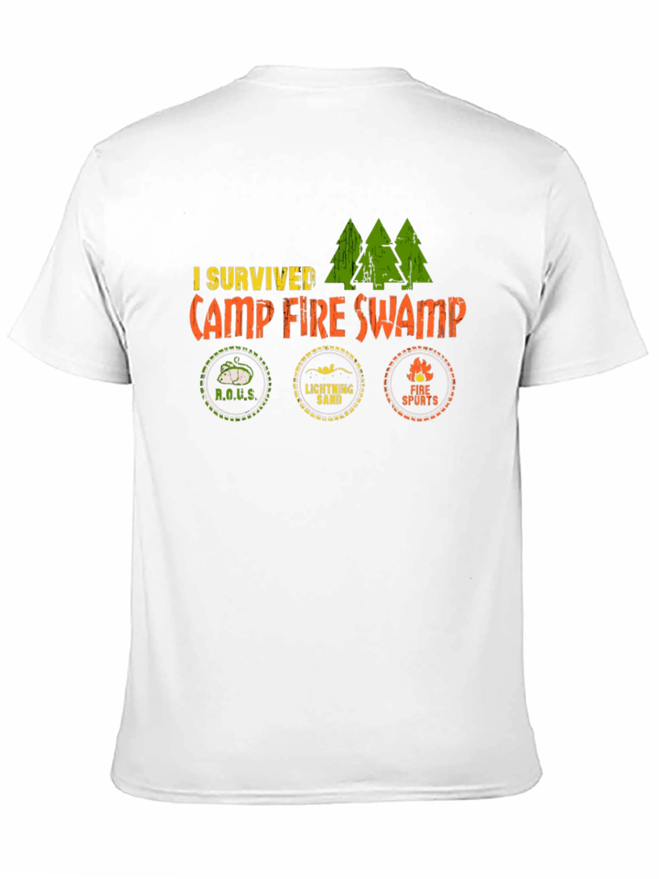 I Survived Camp Fire Swamp Graphic Tee