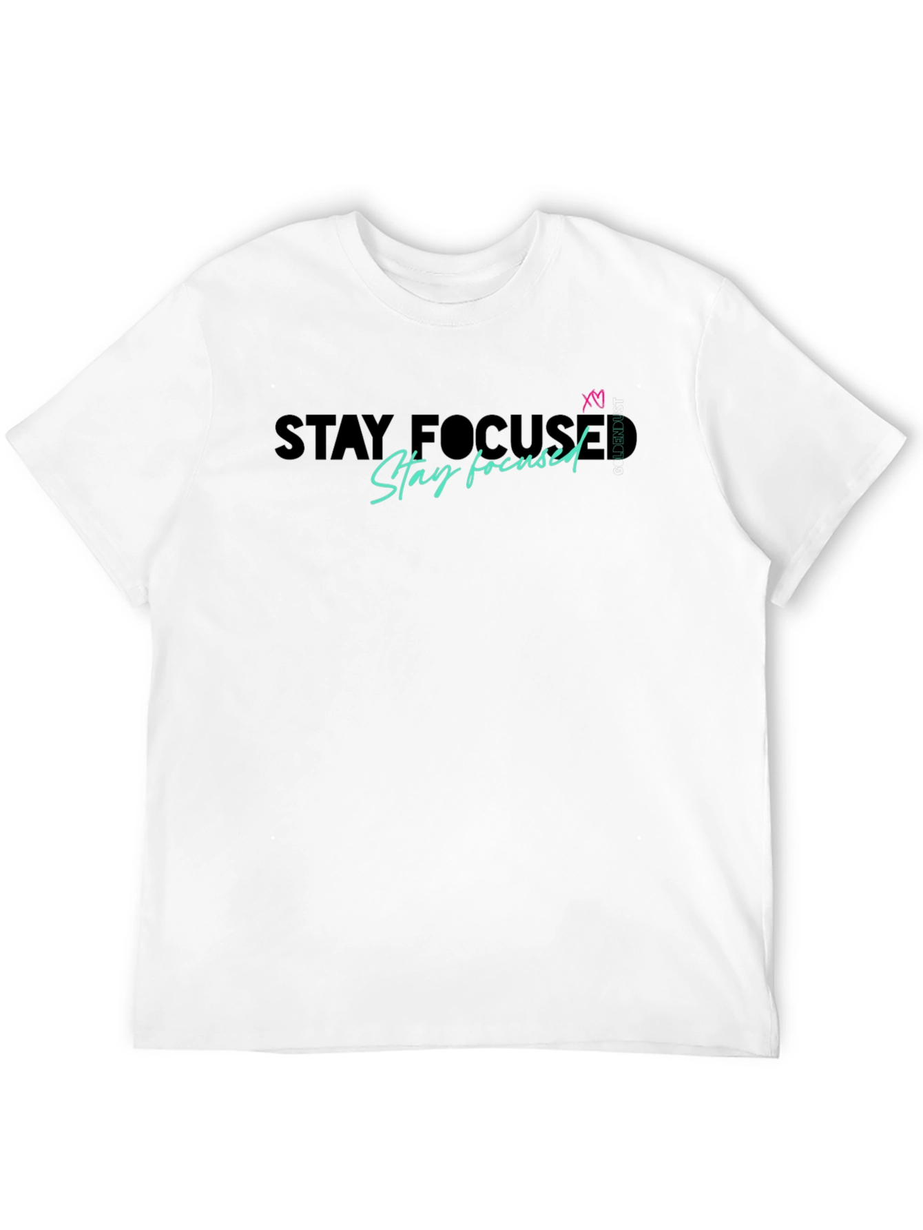 Stay Focused Black T-Shirt