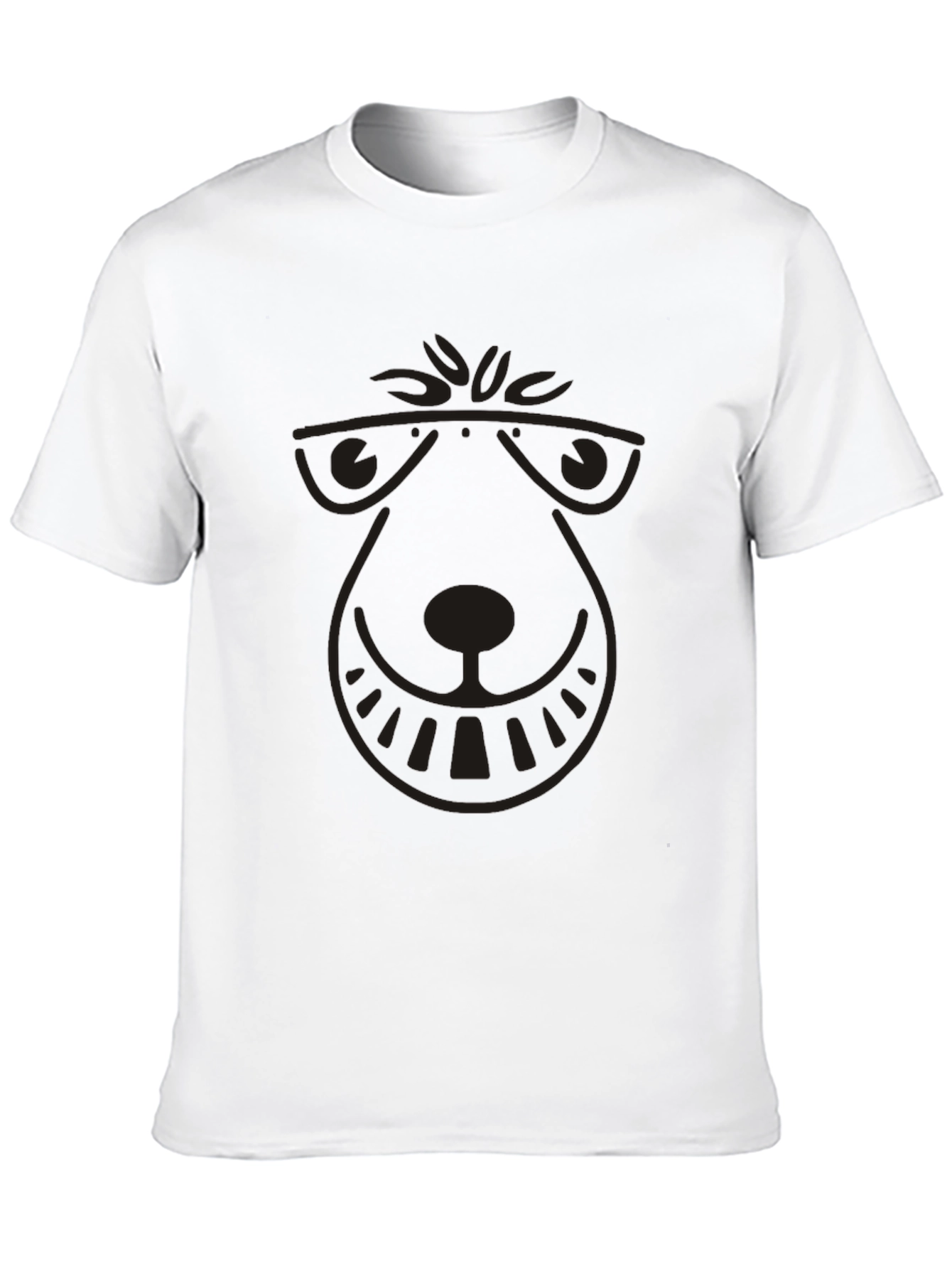 Cool Bear Graphic Mens Black T-Shirt