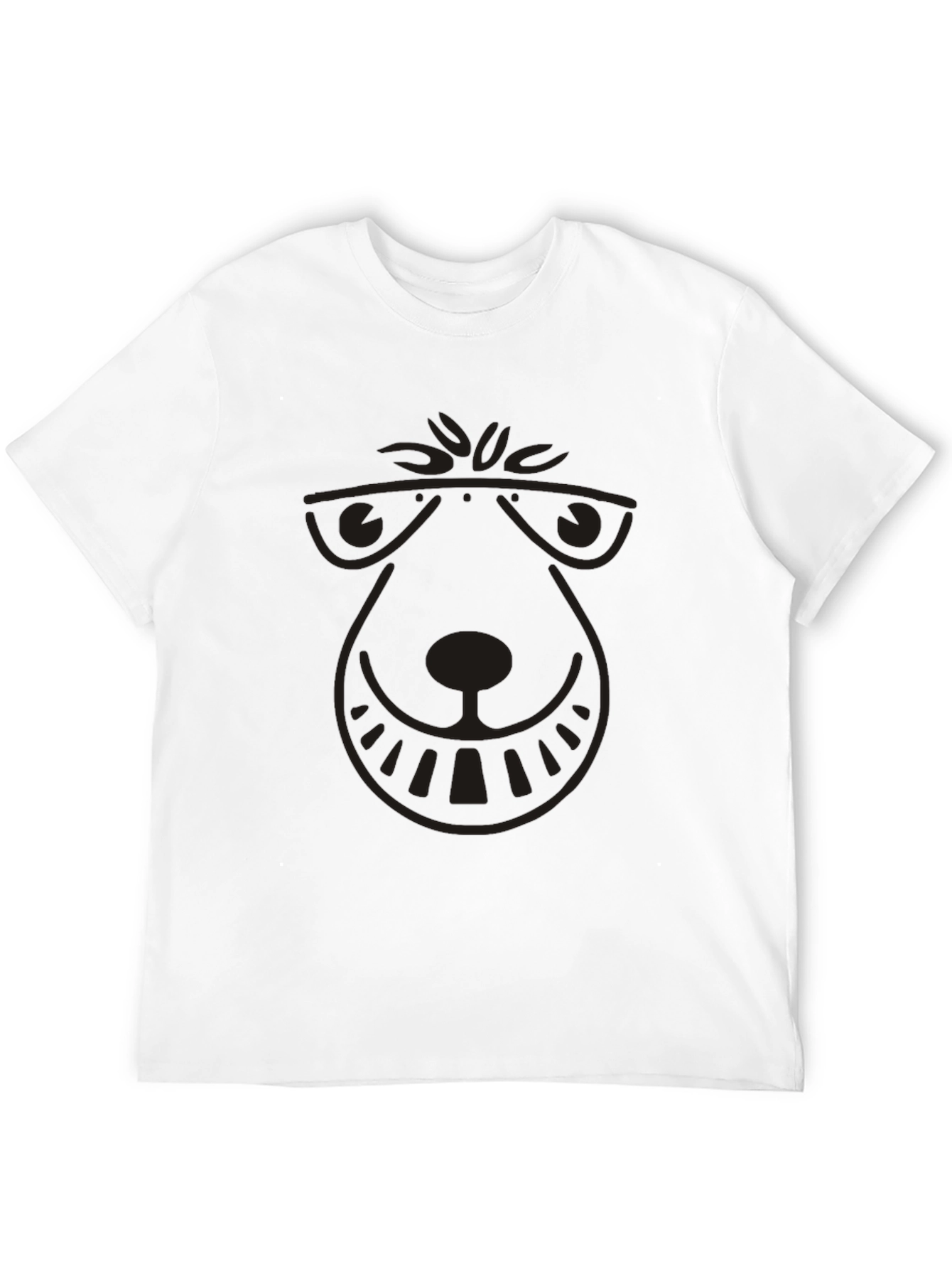 Cool Bear Graphic Mens Black T-Shirt
