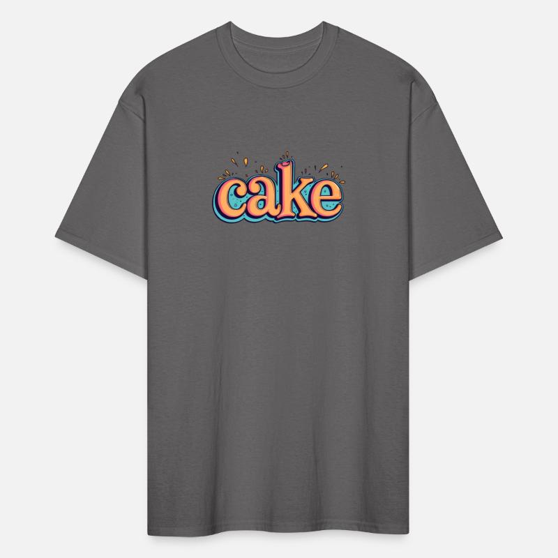 CAKE Typography - Bold Colorful Cake Word Art