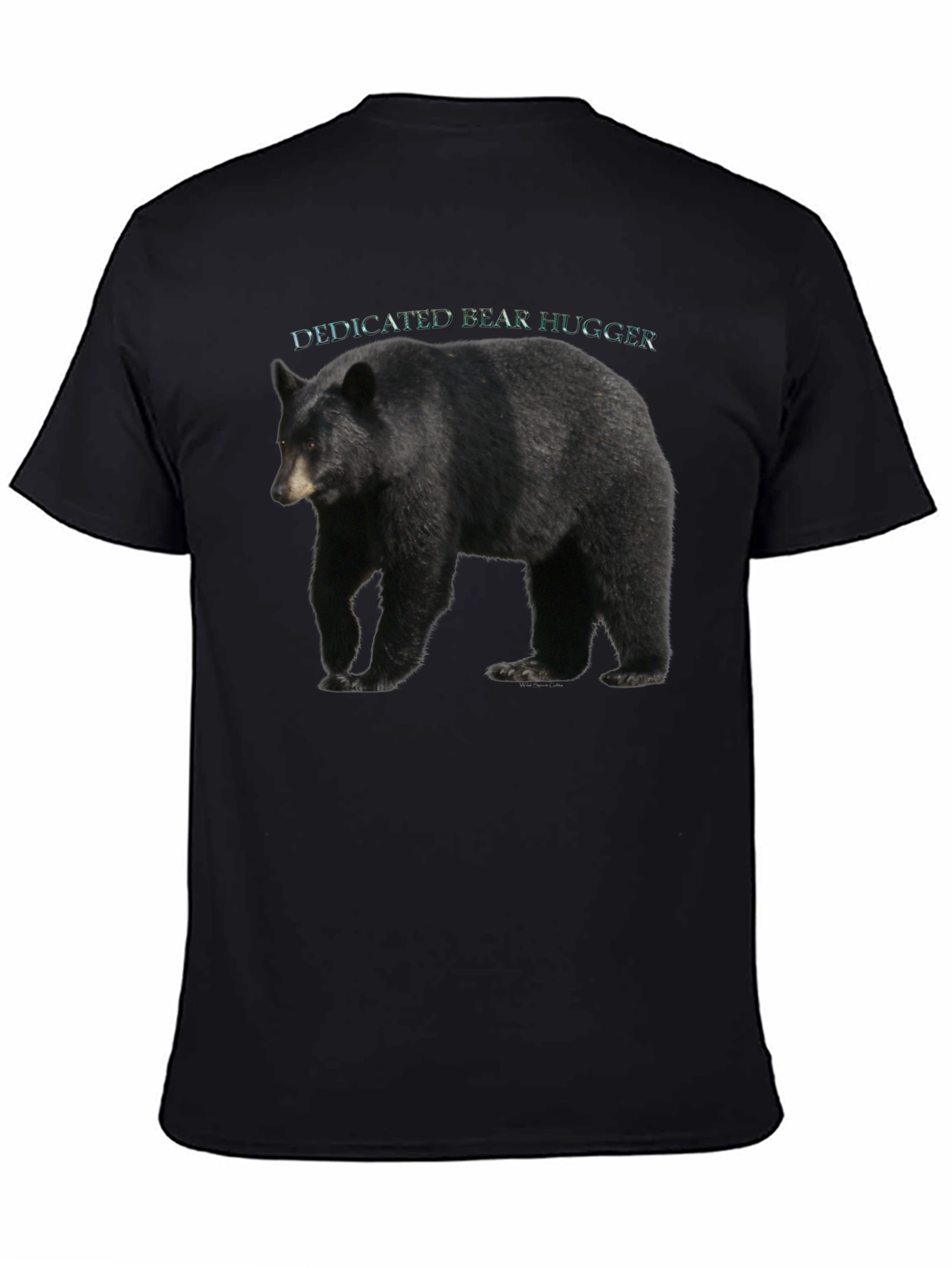 Dedicated Bear Hugger Black T-Shirt