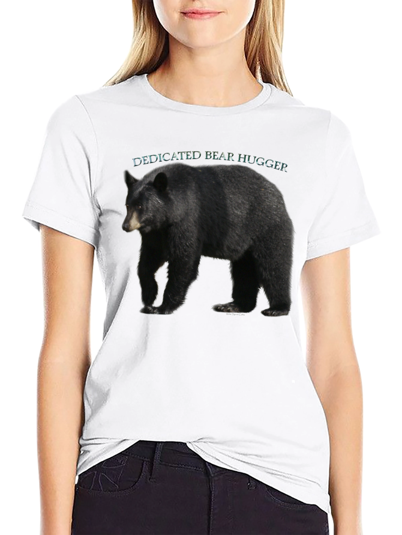 Dedicated Bear Hugger Black T-Shirt