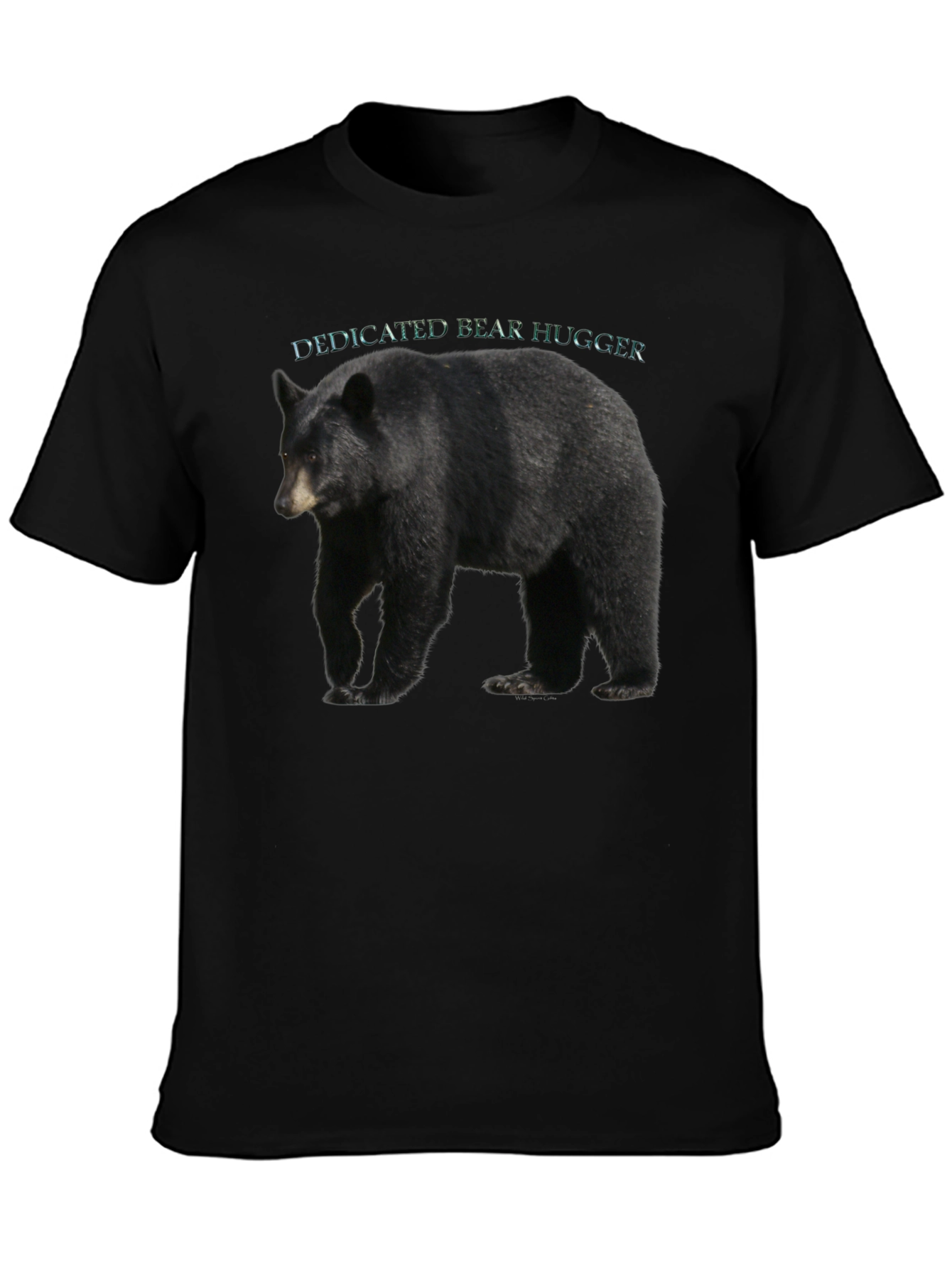 Dedicated Bear Hugger Black T-Shirt