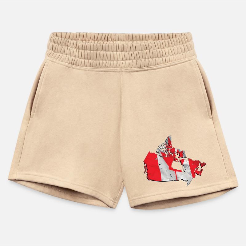 Canada Flag in Canada Map