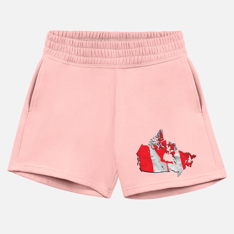 Canada Flag in Canada Map