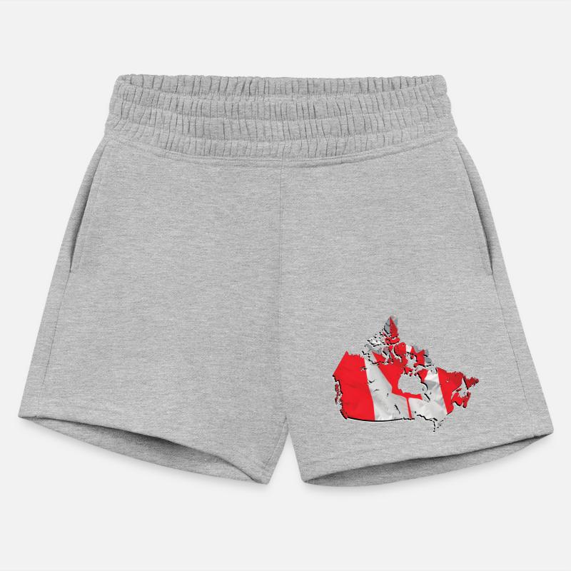 Canada Flag in Canada Map