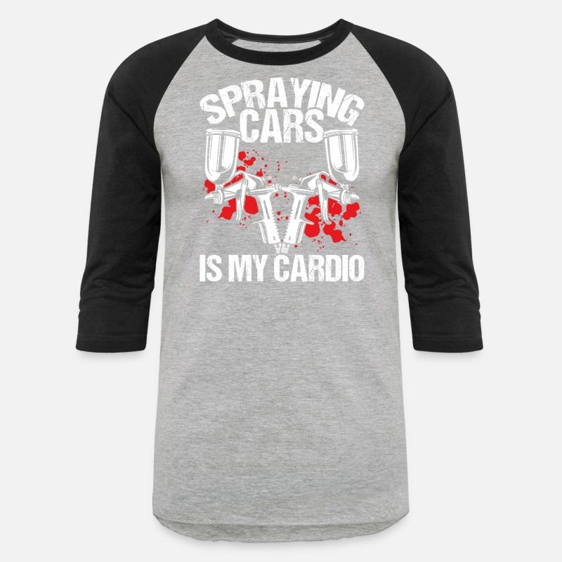 Car Painter Spraying Cards is my Cardio Painting