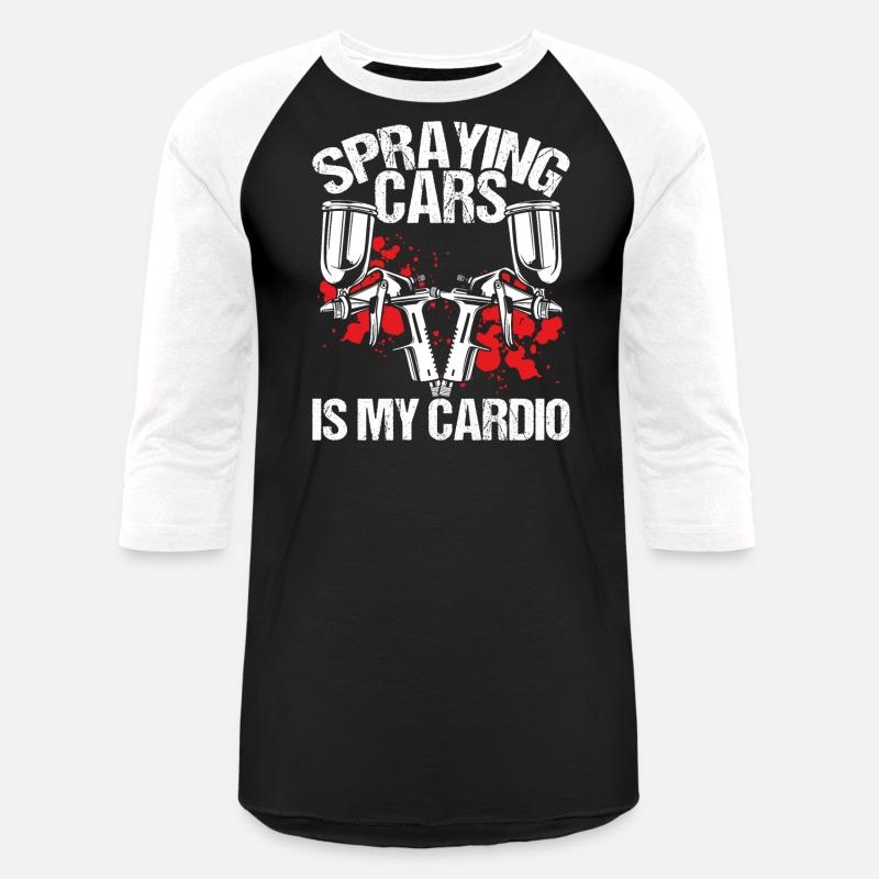 Car Painter Spraying Cards is my Cardio Painting