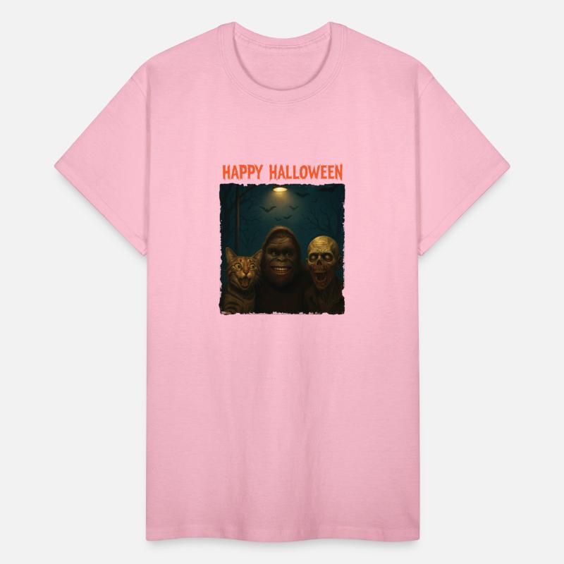 Cat Bigfoot Zombie Funny Halloween Trick Treat Sel