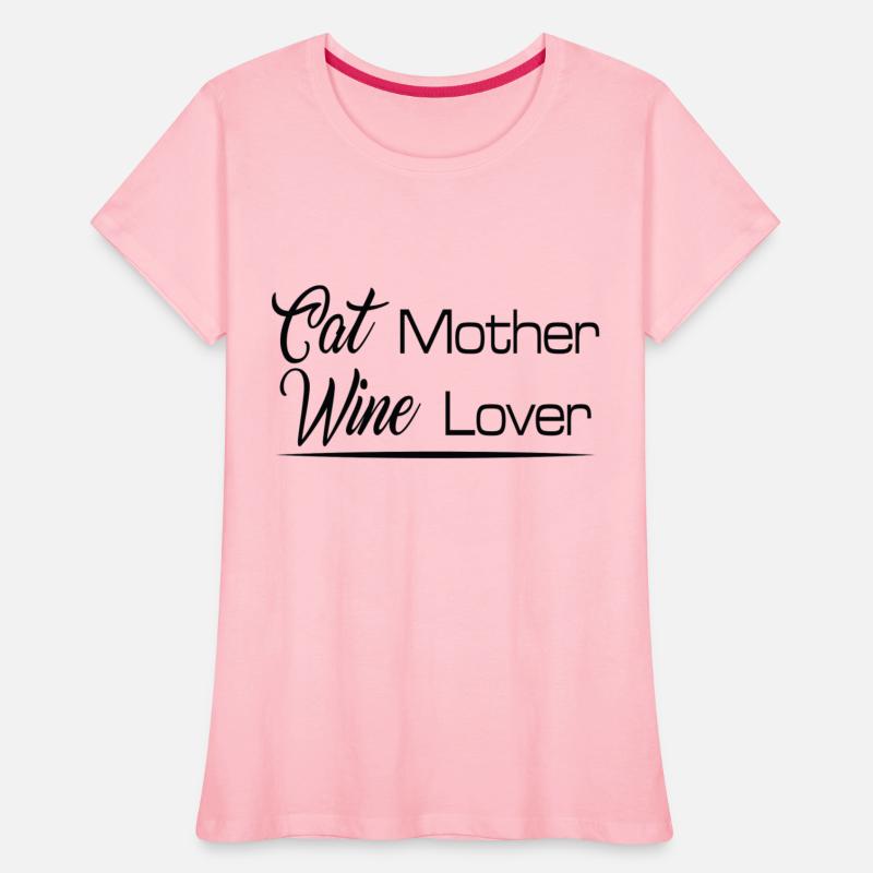 cat mother wine lover
