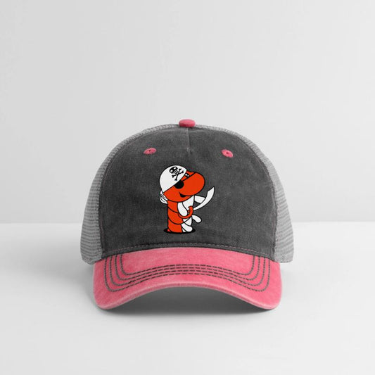 Caterpillar Hole Pirate Cap Funny Cute Comic Fun