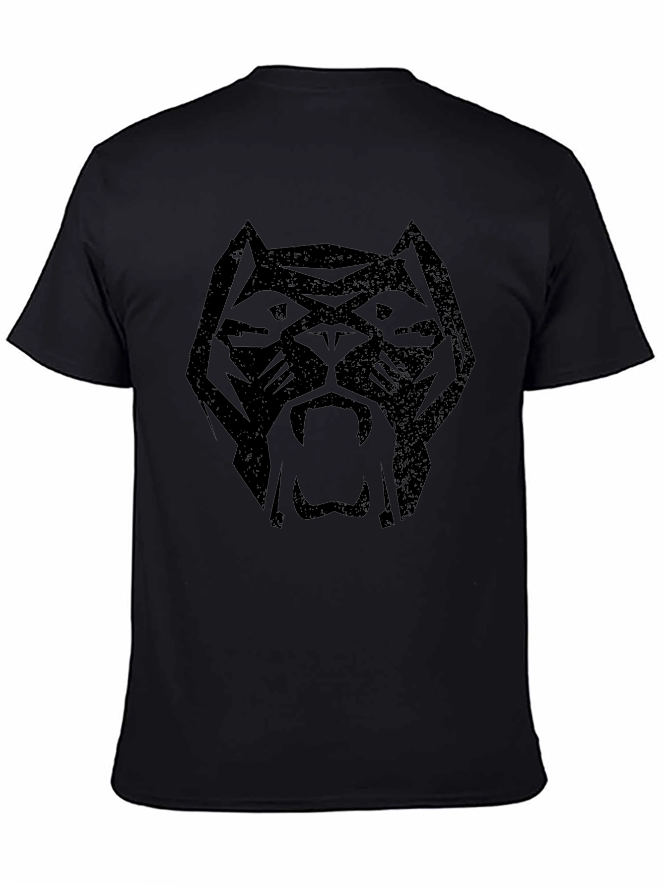 Mens Black Panther Graphic Print Crew Neck T-Shirt