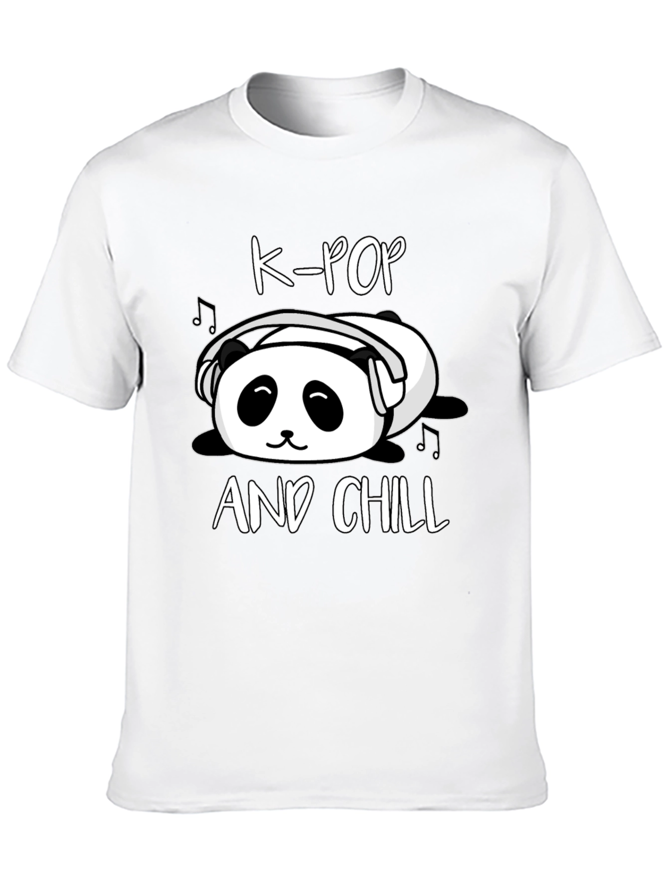 K-Pop and Chill Panda T-Shirt