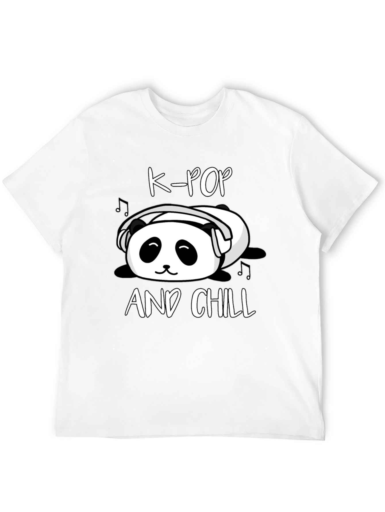 K-Pop and Chill Panda T-Shirt