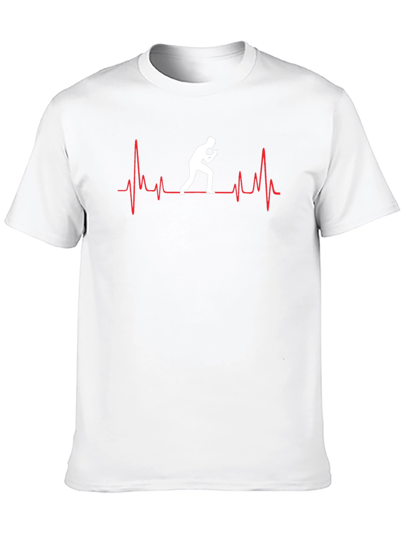 Boxing Heartbeat T-Shirt - Fight Life Line Tee