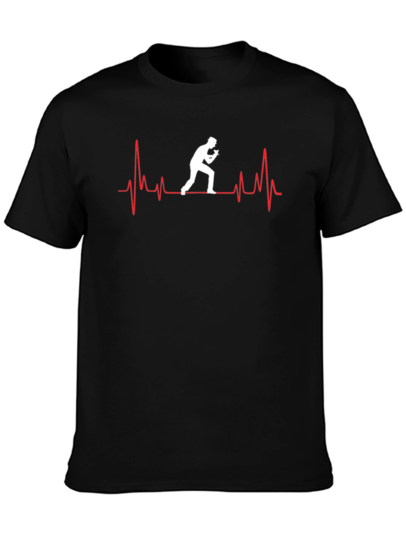 Boxing Heartbeat T-Shirt - Fight Life Line Tee