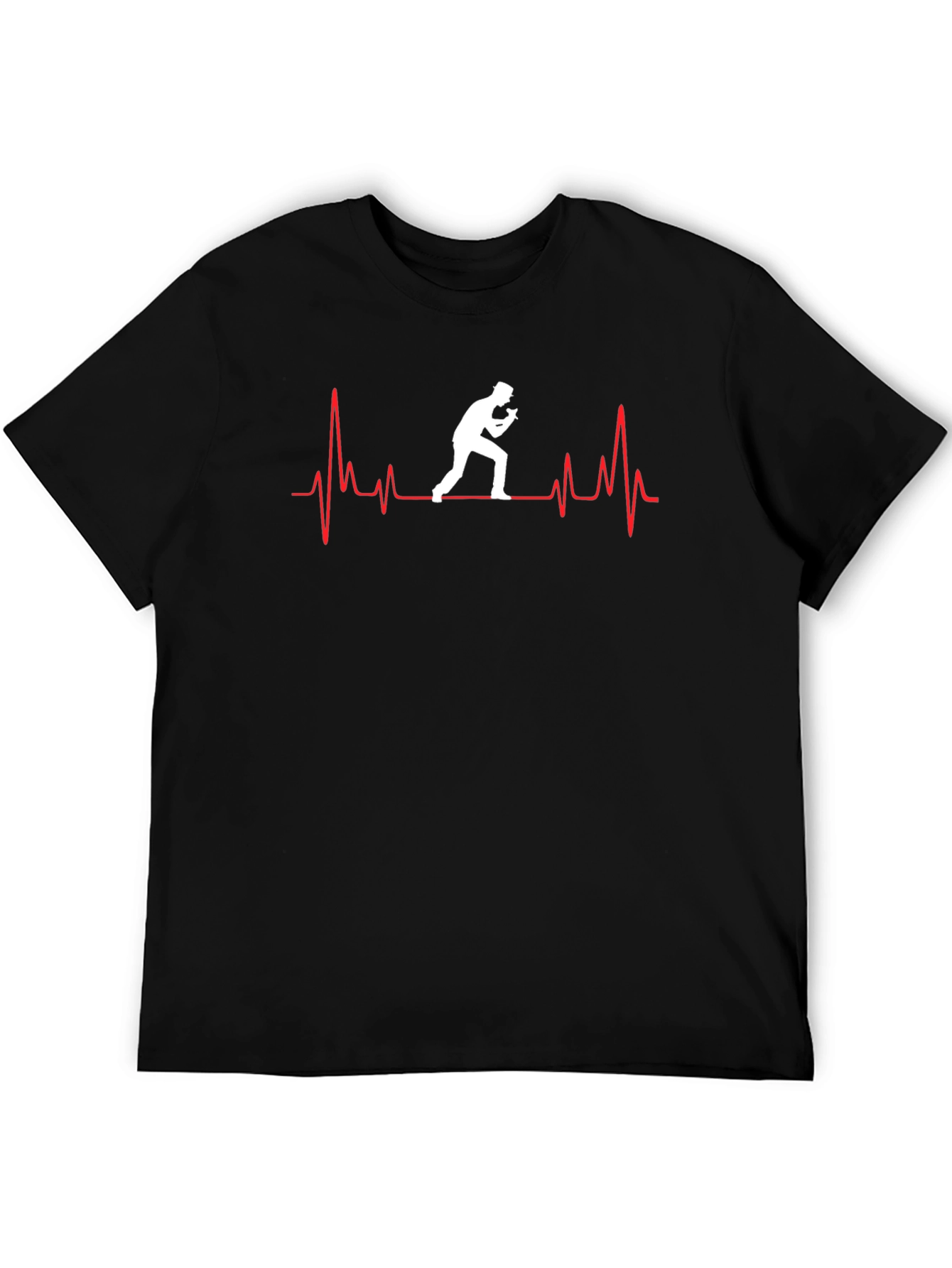 Boxing Heartbeat T-Shirt - Fight Life Line Tee