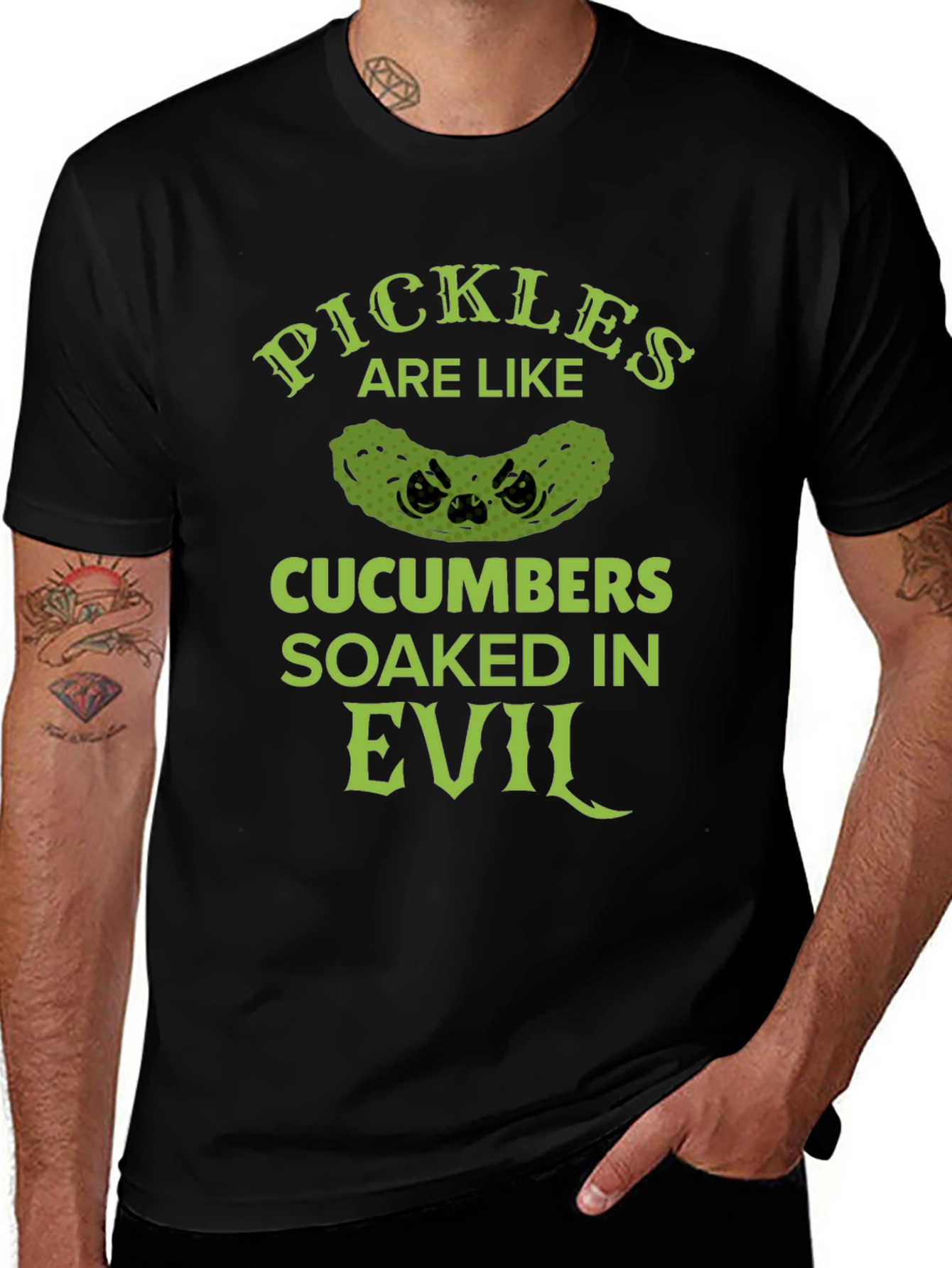 Pickles Soaked In Evil Humor Graphic T-Shirt