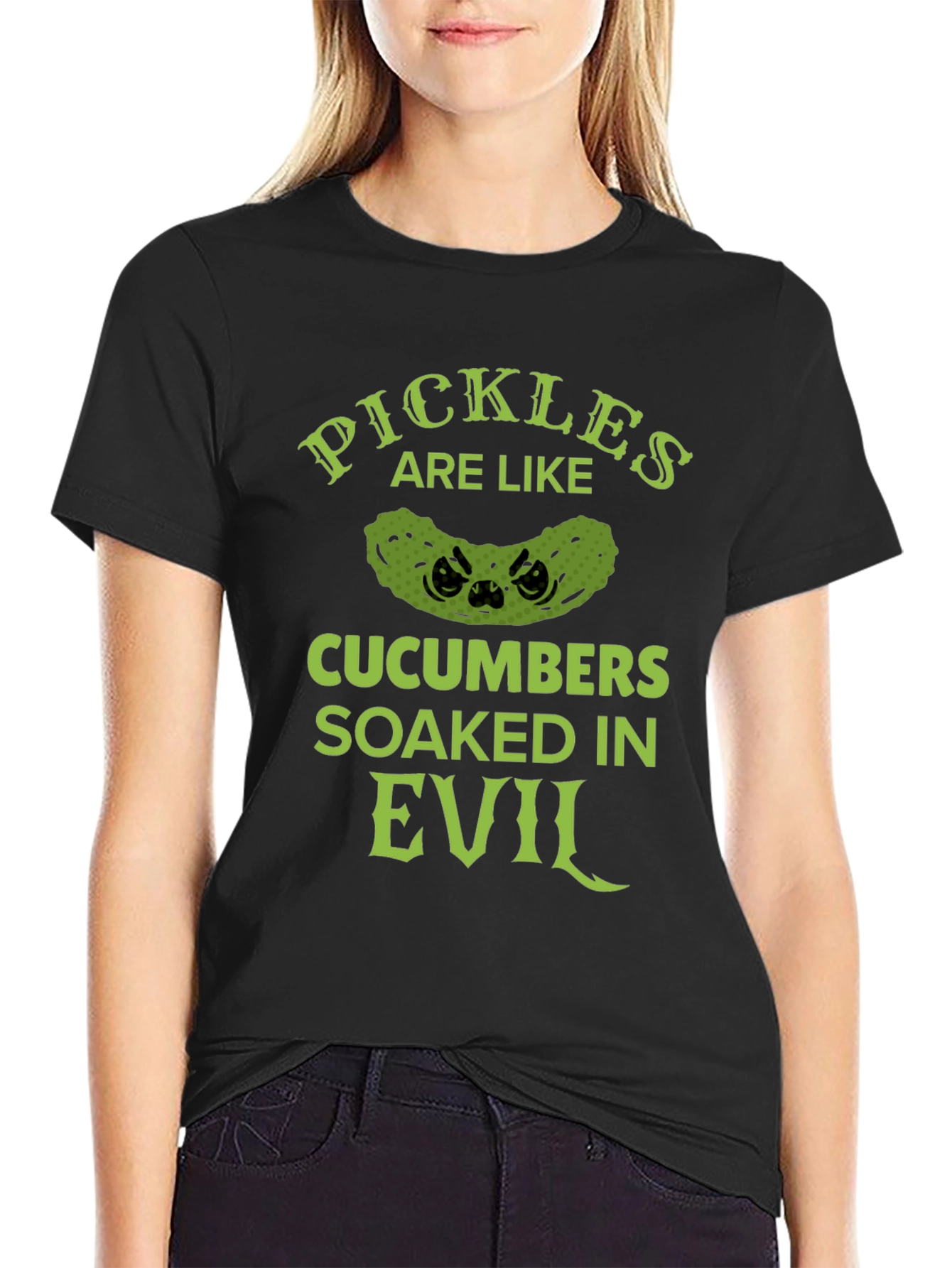 Pickles Soaked In Evil Humor Graphic T-Shirt
