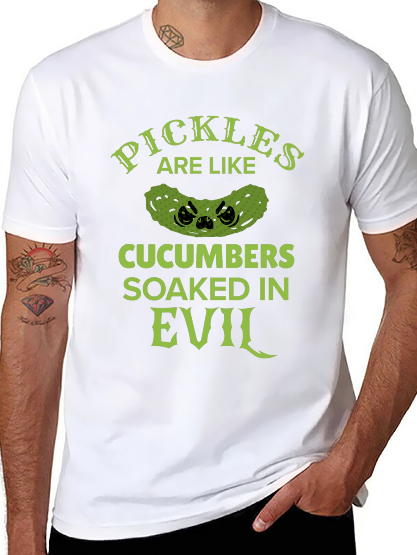 Pickles Soaked In Evil Humor Graphic T-Shirt