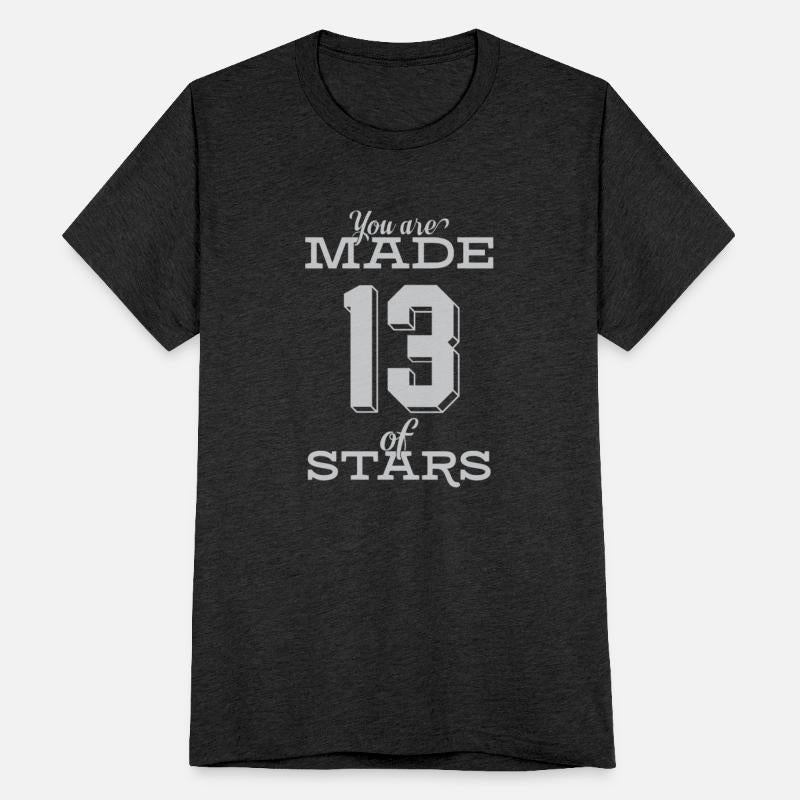 Celestial Origin Number Thirteen Star Design