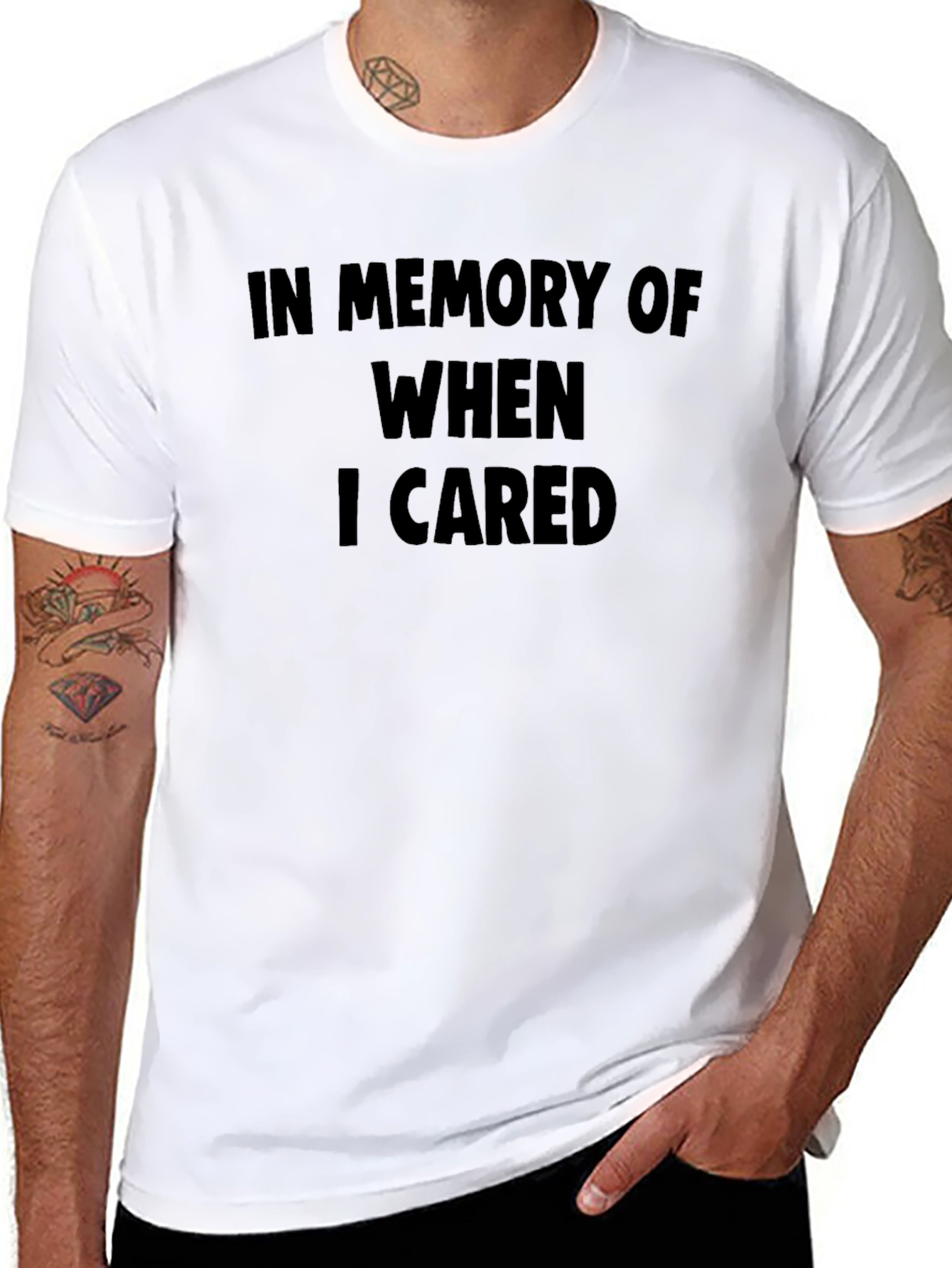 In Memory of When I Cared Graphic Tee