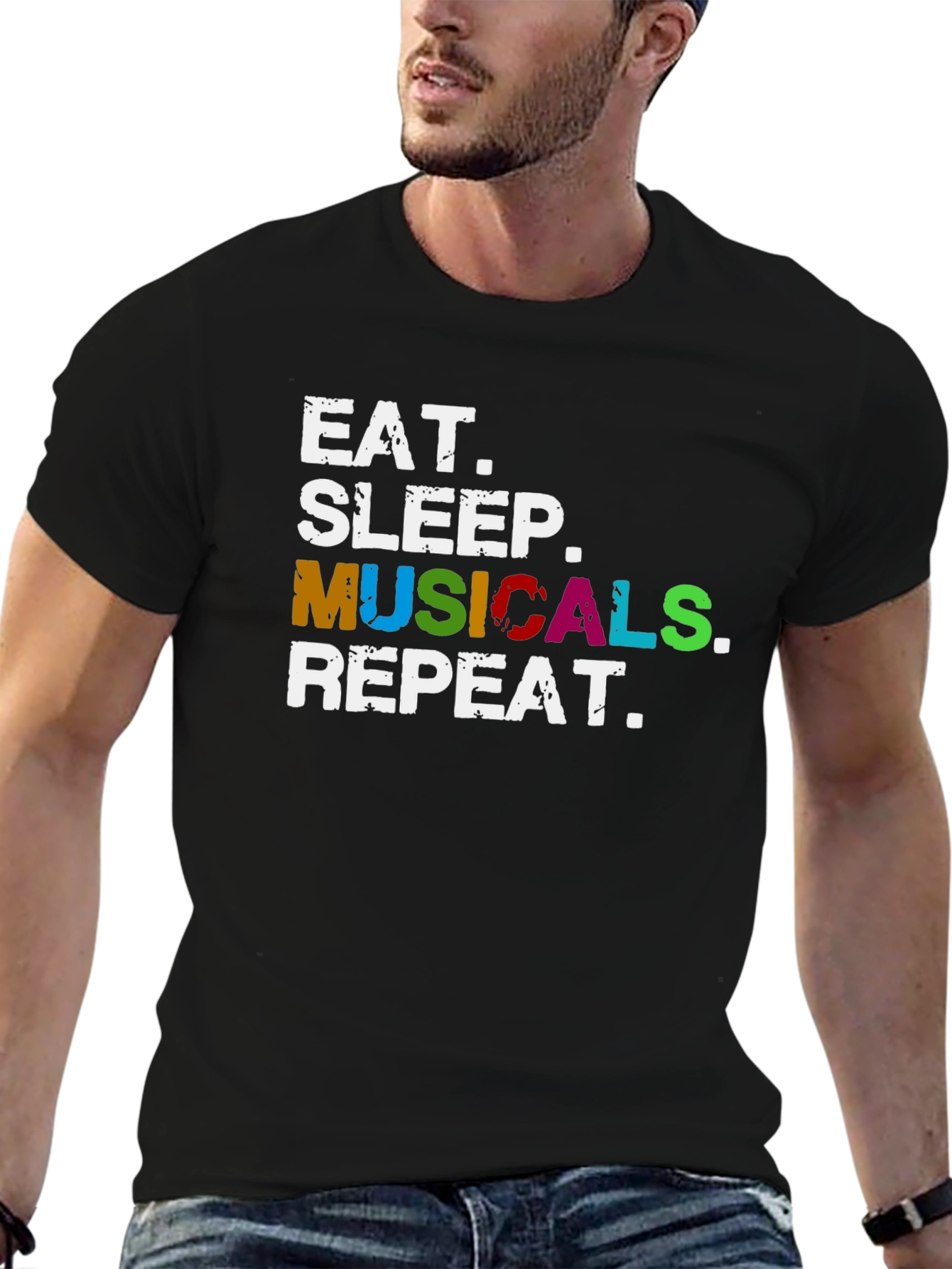 Eat Sleep Musicals Repeat T-Shirt