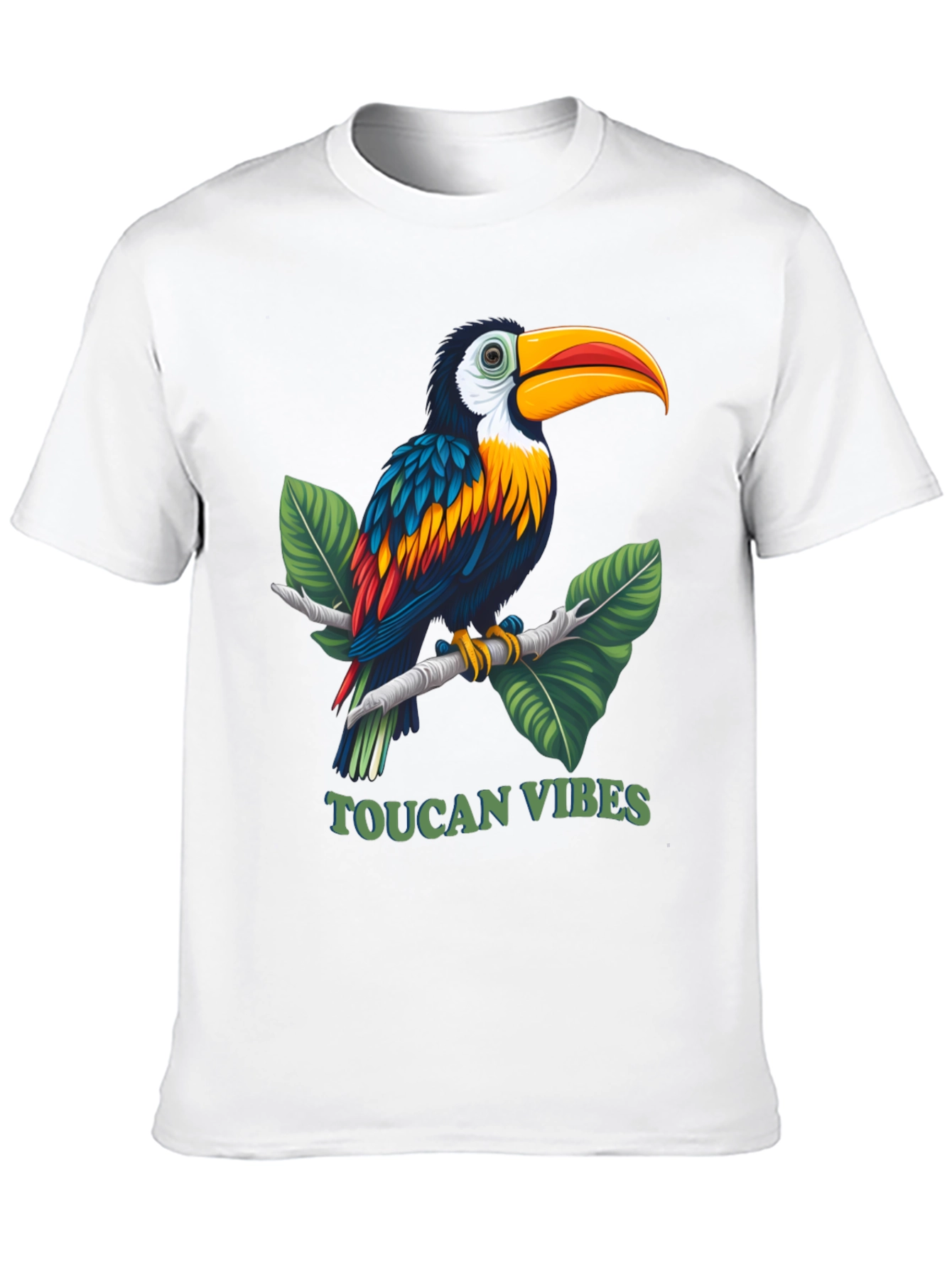 Toucan Vibes Graphic Tee - Tropical Bird T-Shirt