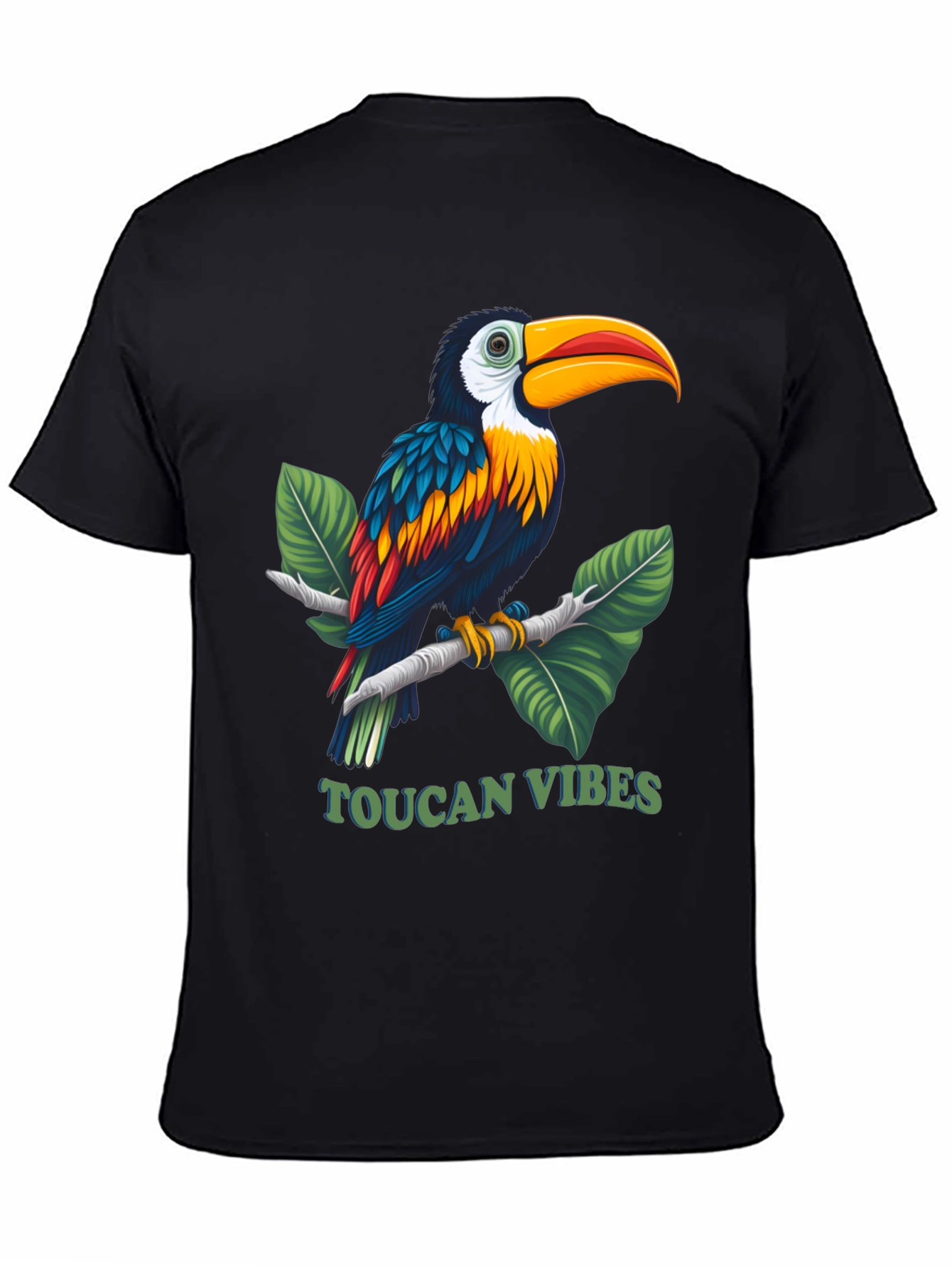 Toucan Vibes Graphic Tee - Tropical Bird T-Shirt