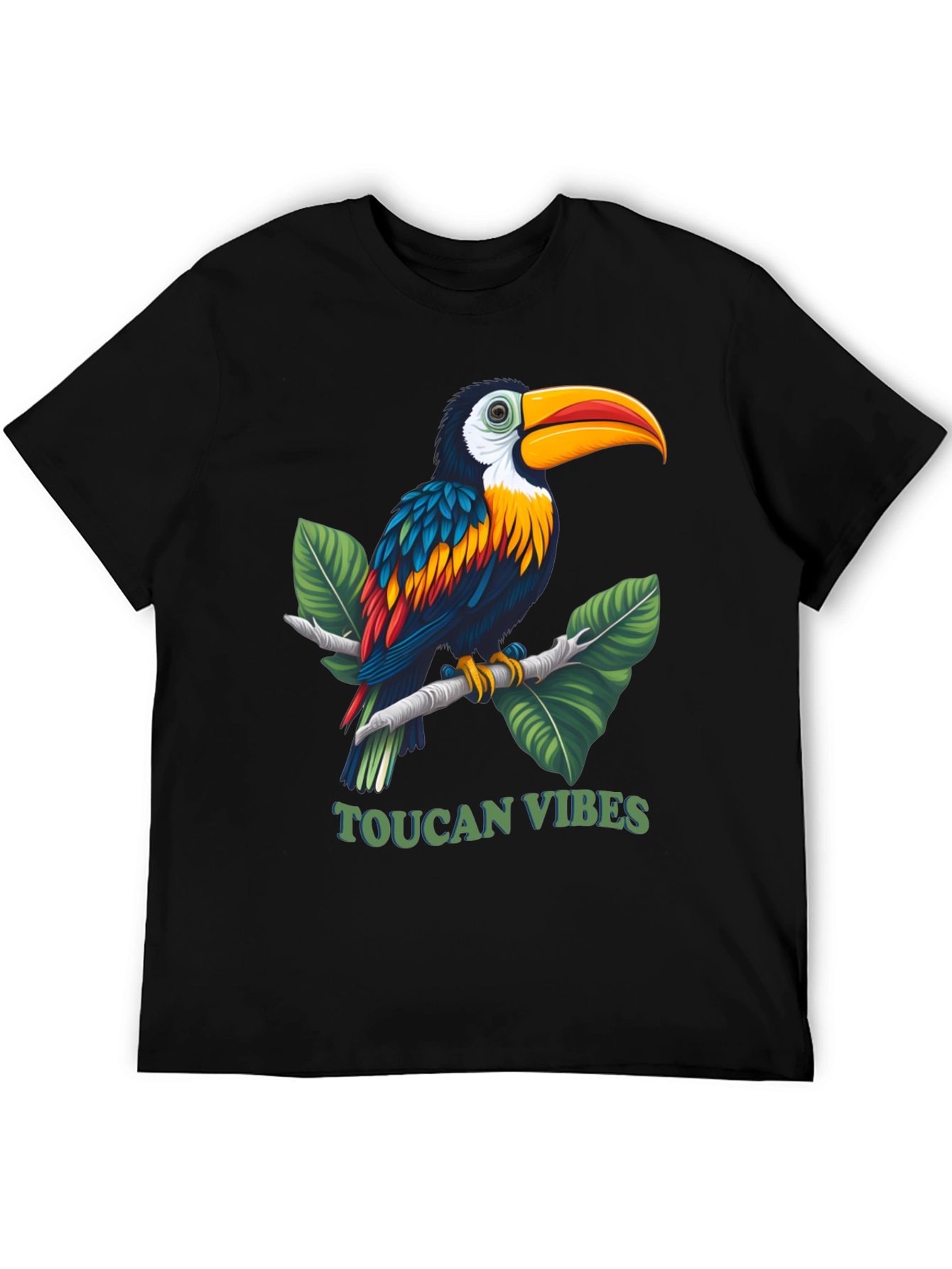 Toucan Vibes Graphic Tee - Tropical Bird T-Shirt