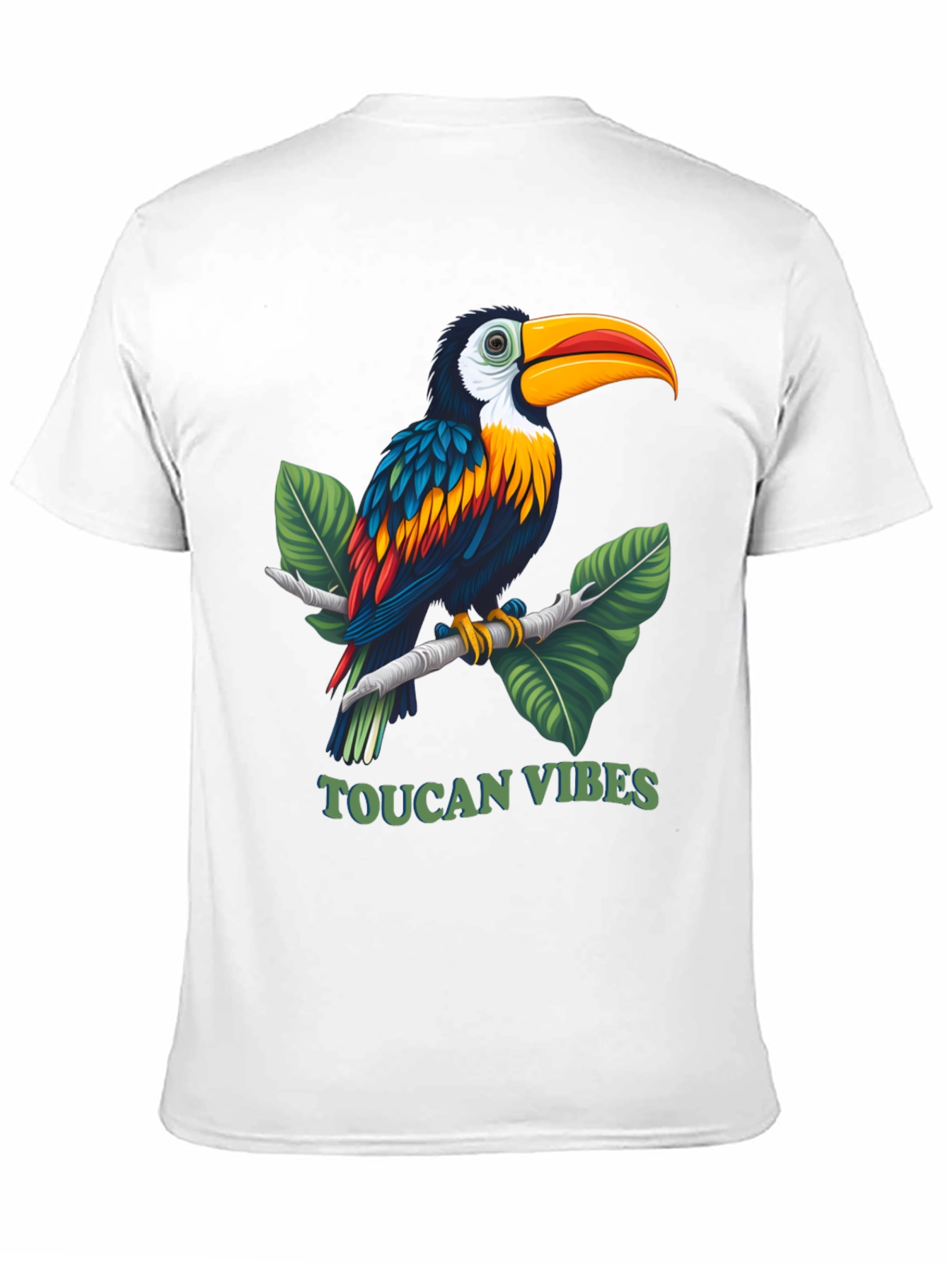 Toucan Vibes Graphic Tee - Tropical Bird T-Shirt